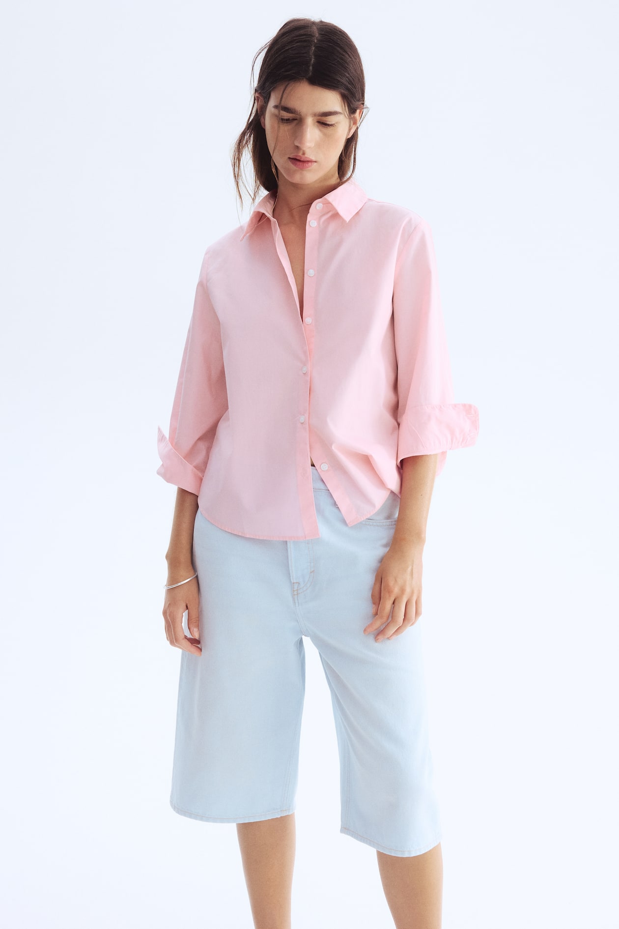 Cotton Poplin Shirt - image 4