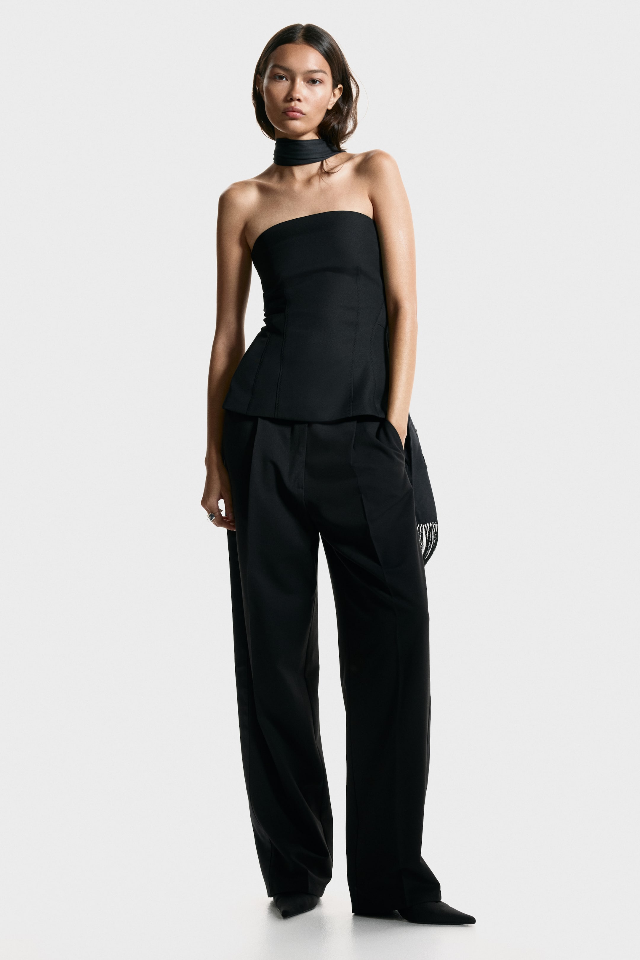 Agrandir l'image: Pantalon de smoking - Noir - FEMME | H&M CH 2