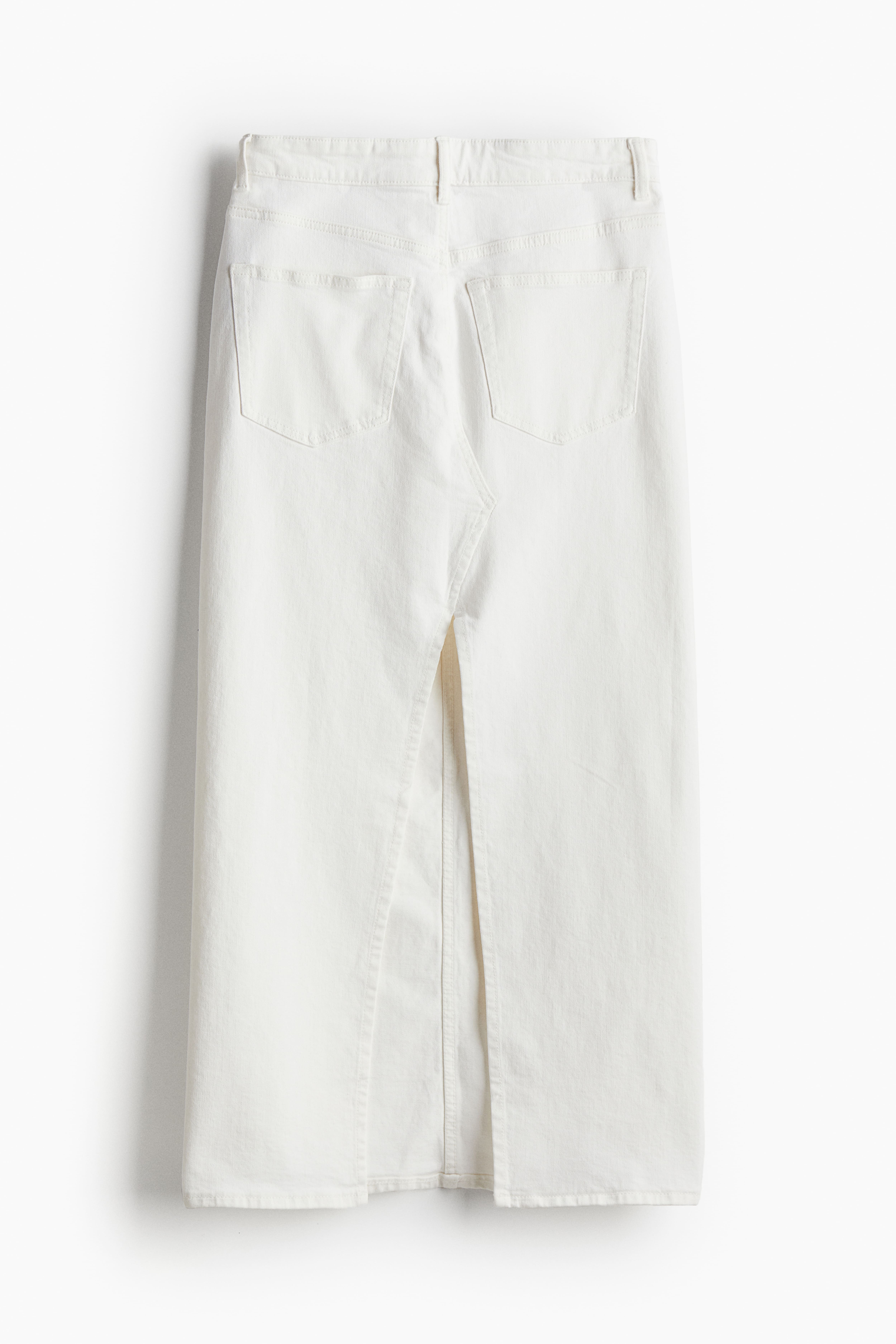 H&m white denim skirt best sale