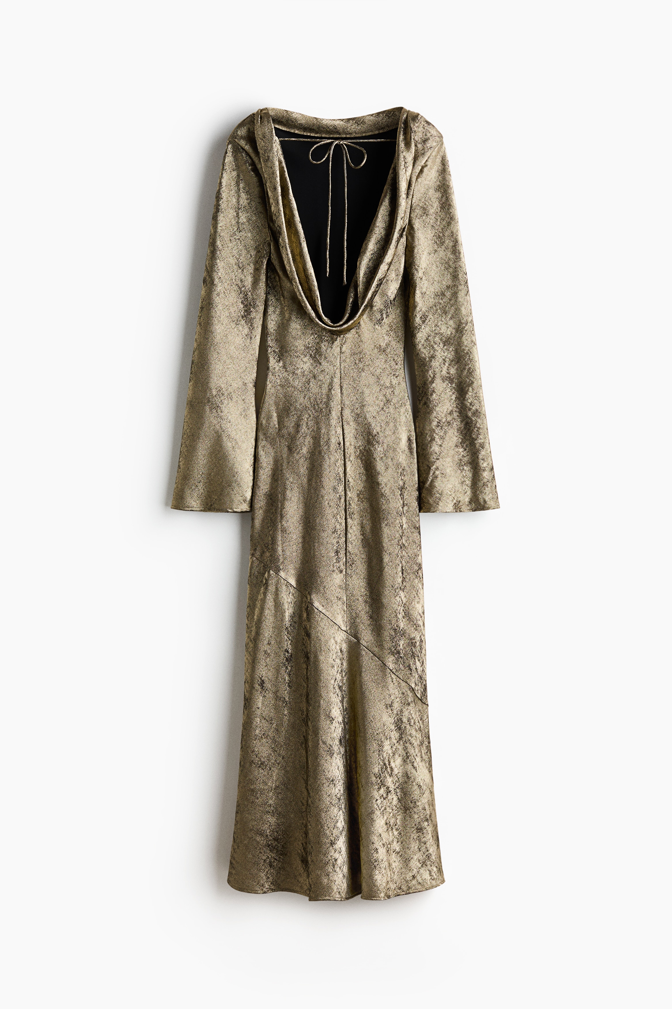 green emerald velvet dress blueandcream Isabel Marant x HM Shimmer Dress Gold, Size 8 main image 0