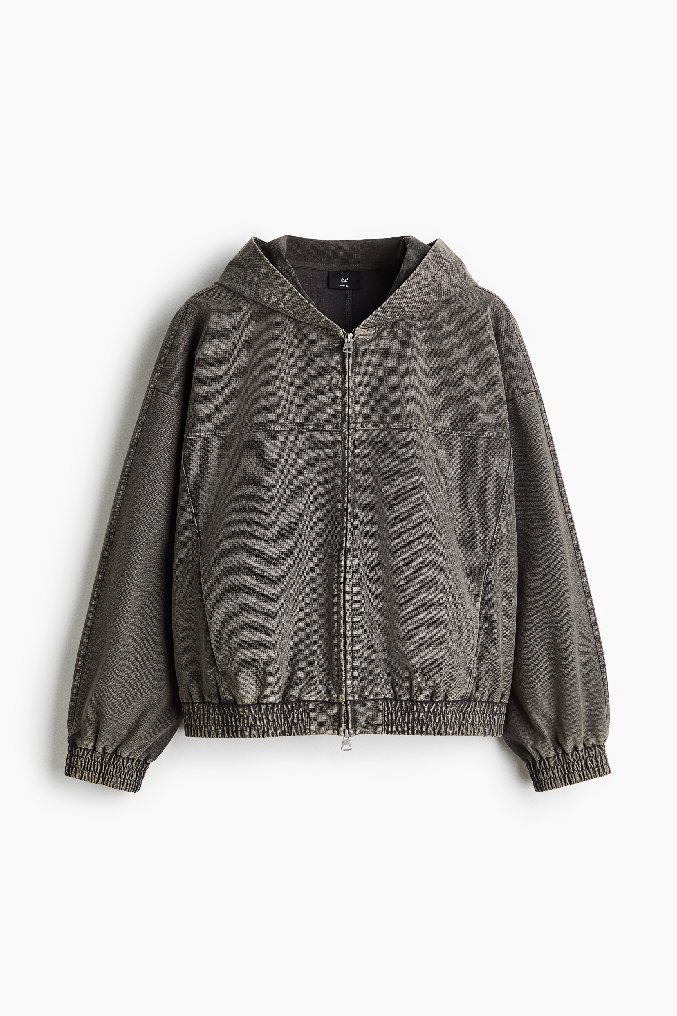 Hooded jacket - Dark grey/Light grey