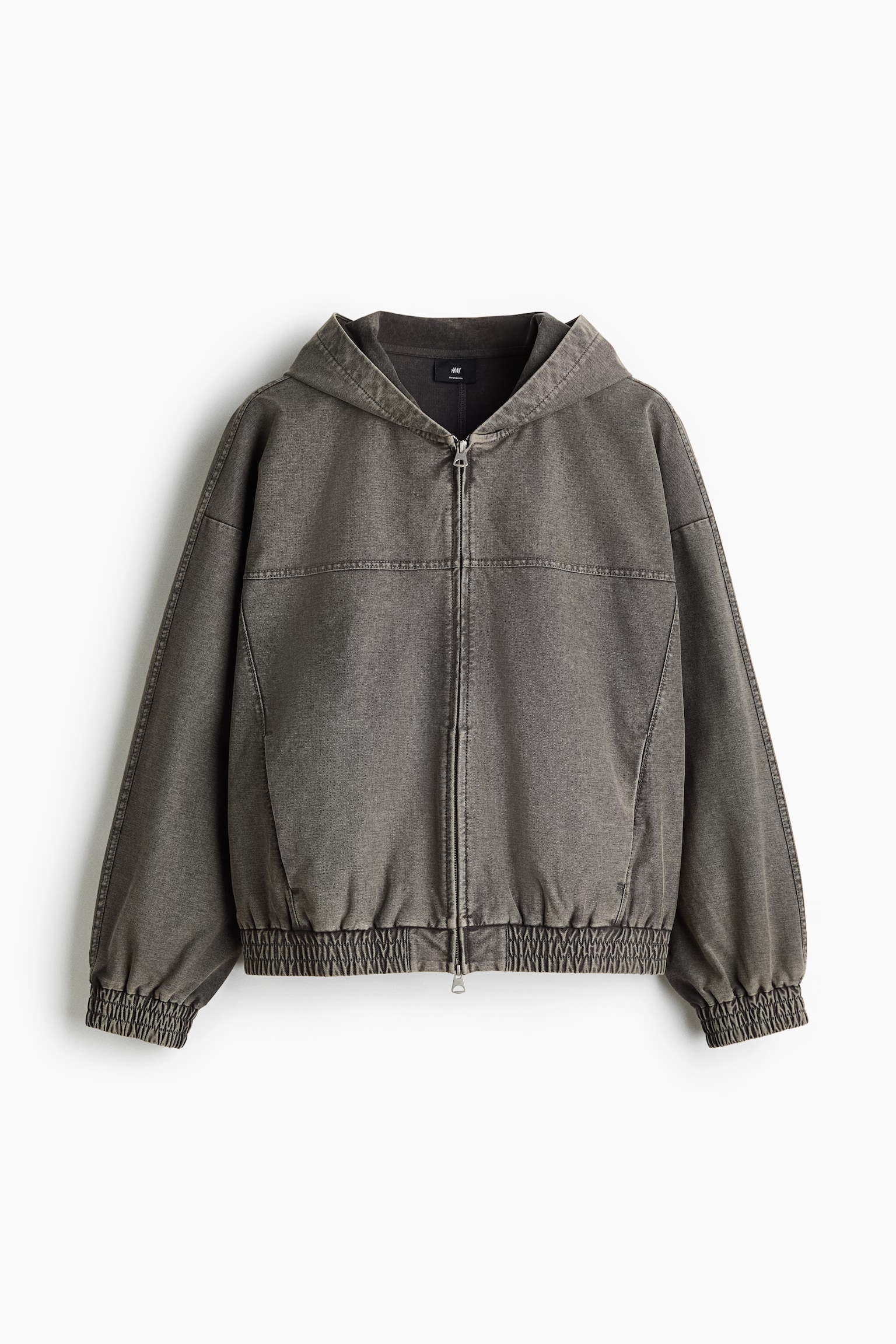 Hooded jacket - Dark grey/Light grey - 2