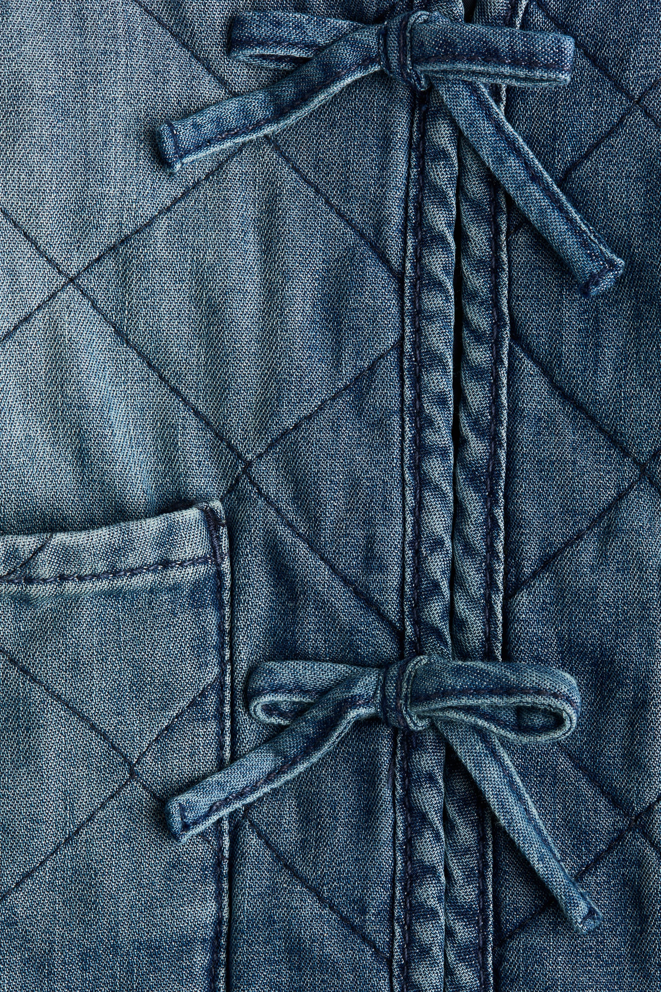 Quilted Denim Jacket