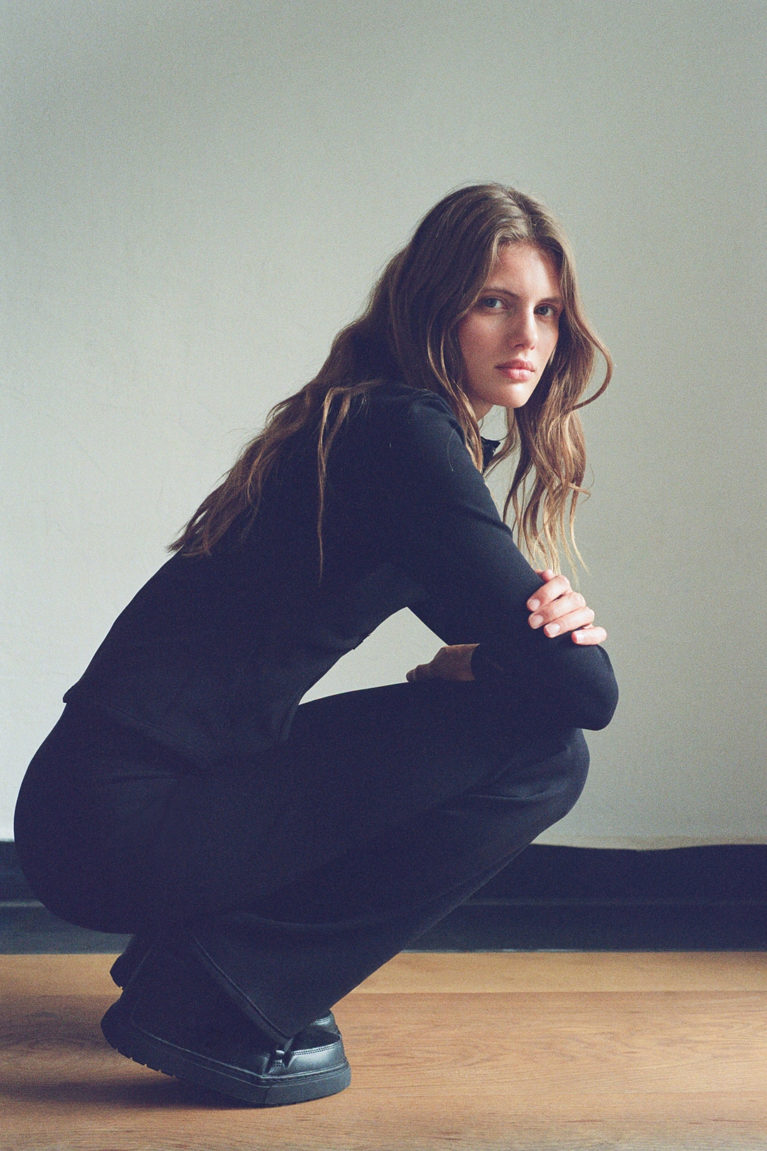 Топло спортно яке Slim Fit с ThermoMove™ - Черен/Топъл кафяв - 5