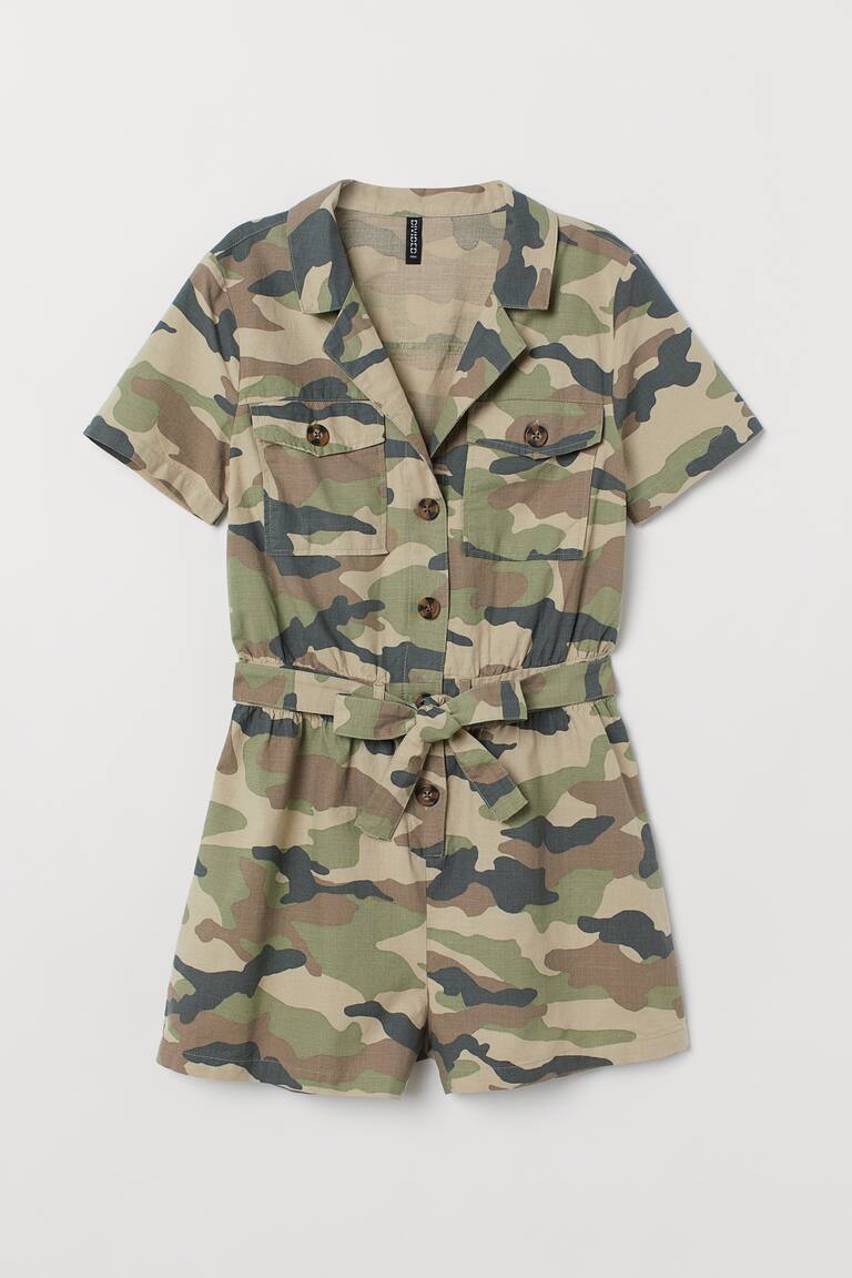 Combishort H&M Rouge Taille S - Occasion En Parfait état