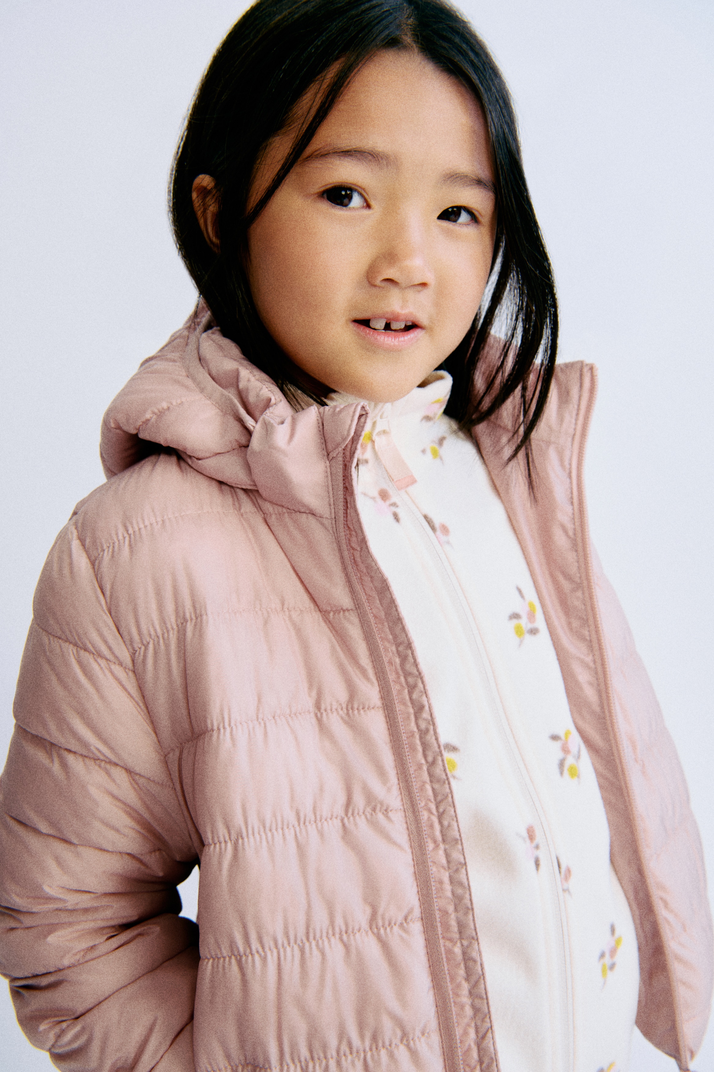 ウォーターリペレントパファージャケット - ピンク - Kids | H&M JP