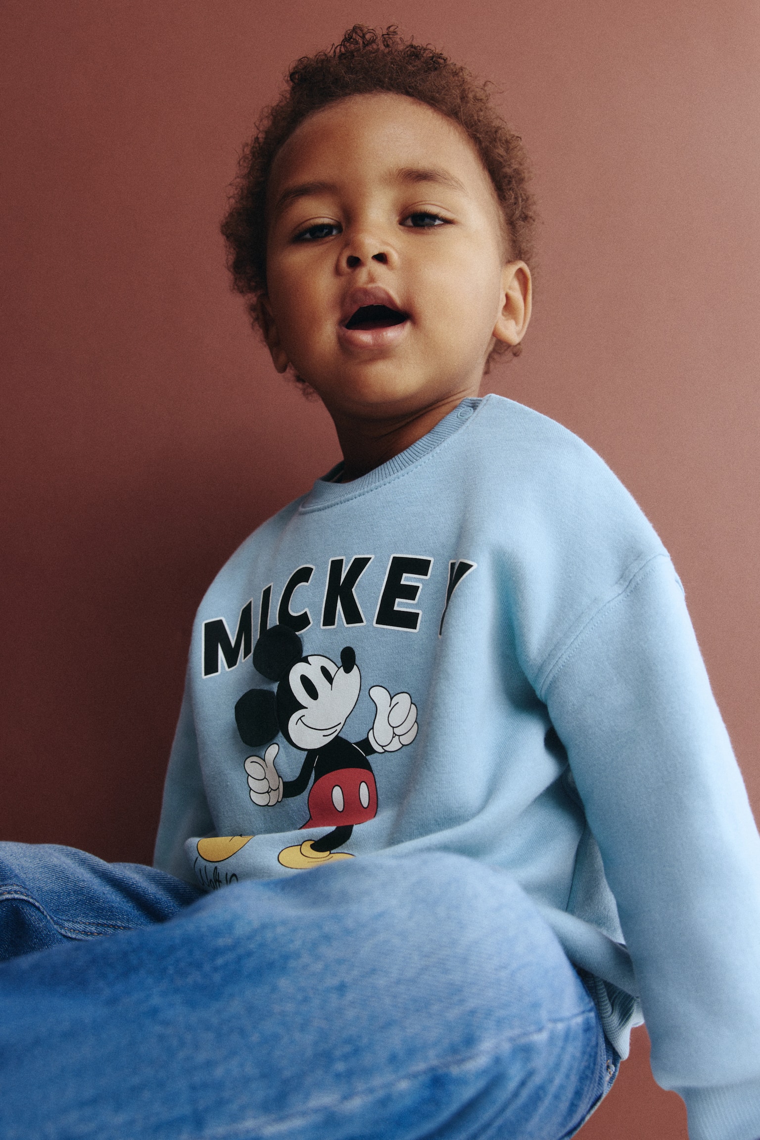 Printed sweatshirt - Light blue/Mickey Mouse/Light grey/Snoopy - 4
