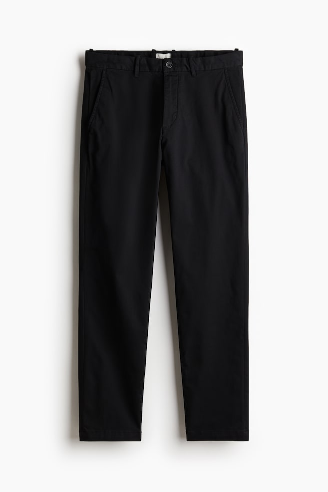 Katoenen chino Slim Fit - Zwart/Marineblauw/Beige - 1