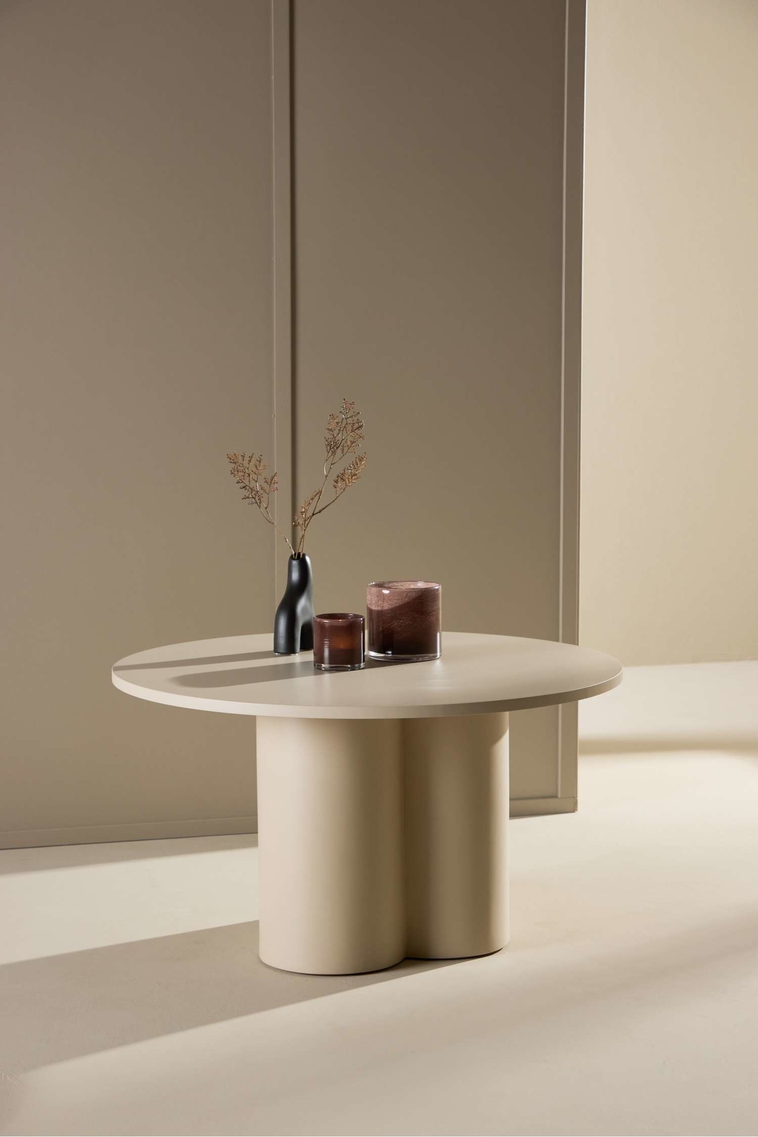 Olivia Sofa Table - Mdf, Beige