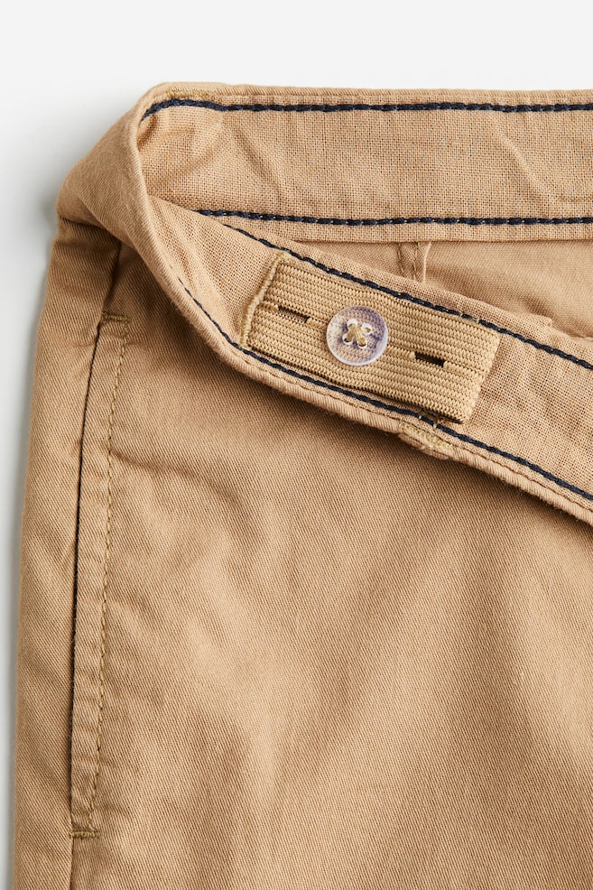 Chinos i bomull Relaxed Fit - Beige/Marinblå/Grön/Brun/dc - 3