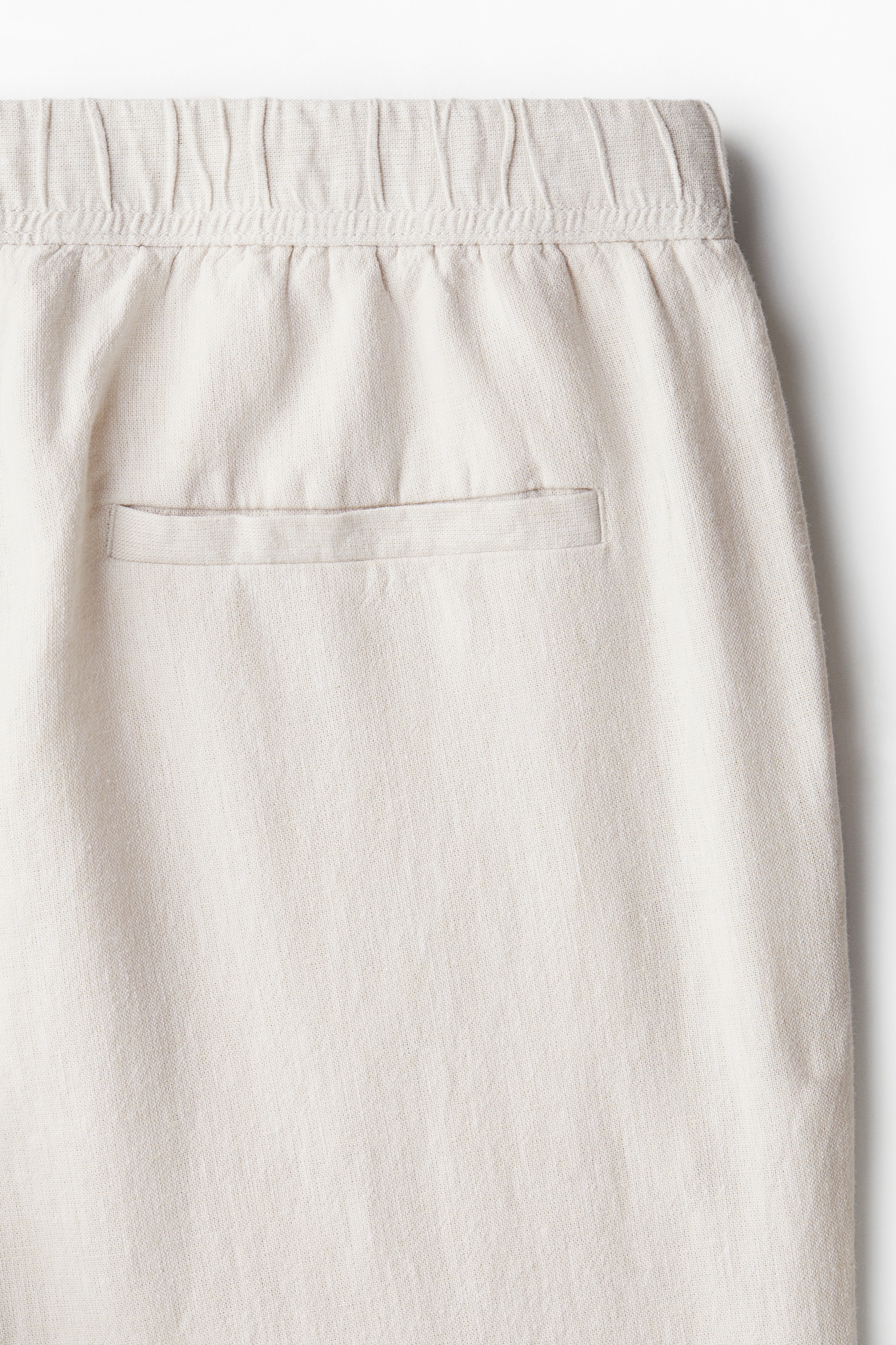 Relaxed Fit Linen-blend trousers