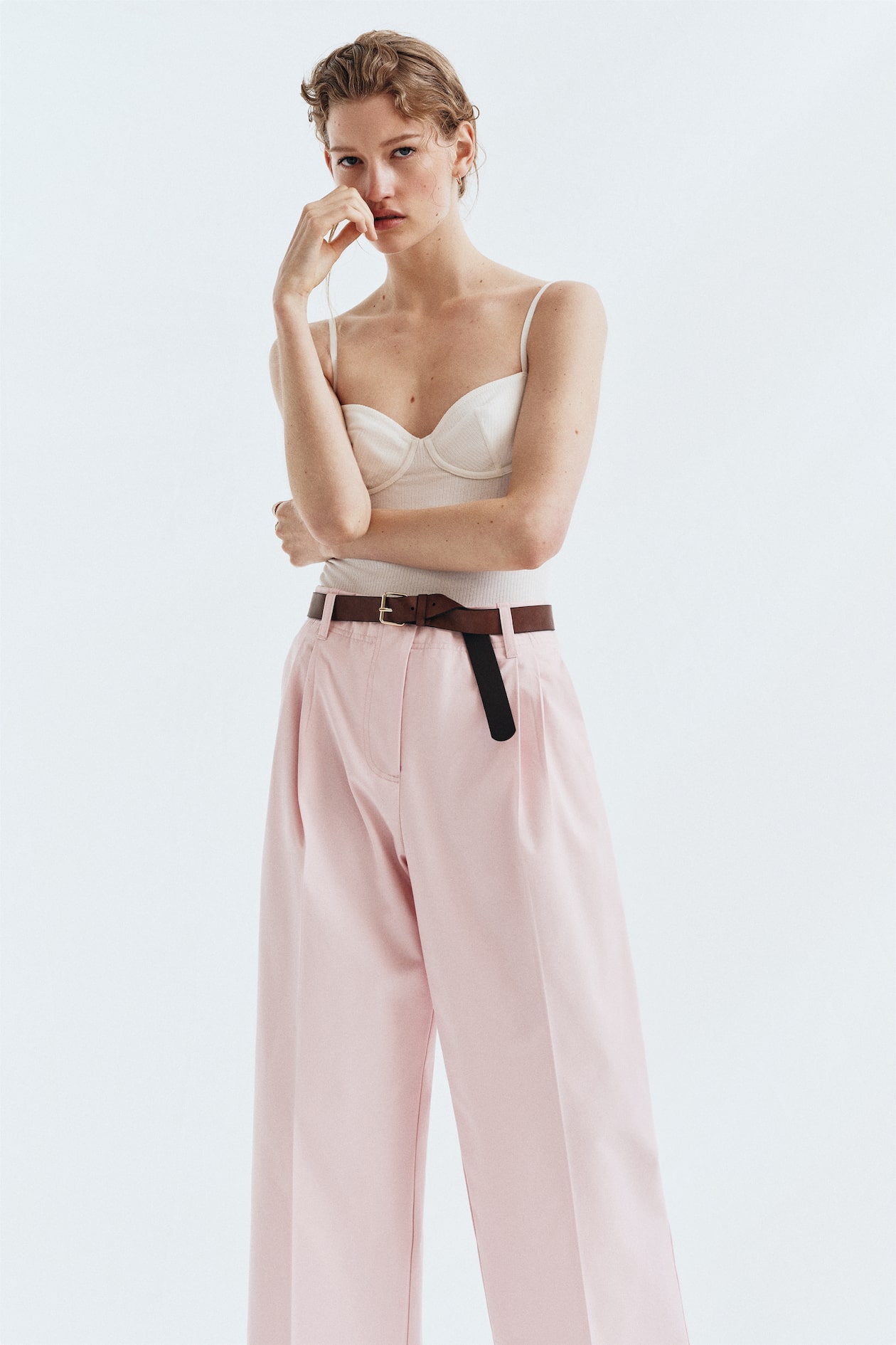 Belted Cotton Chinos - image 4
