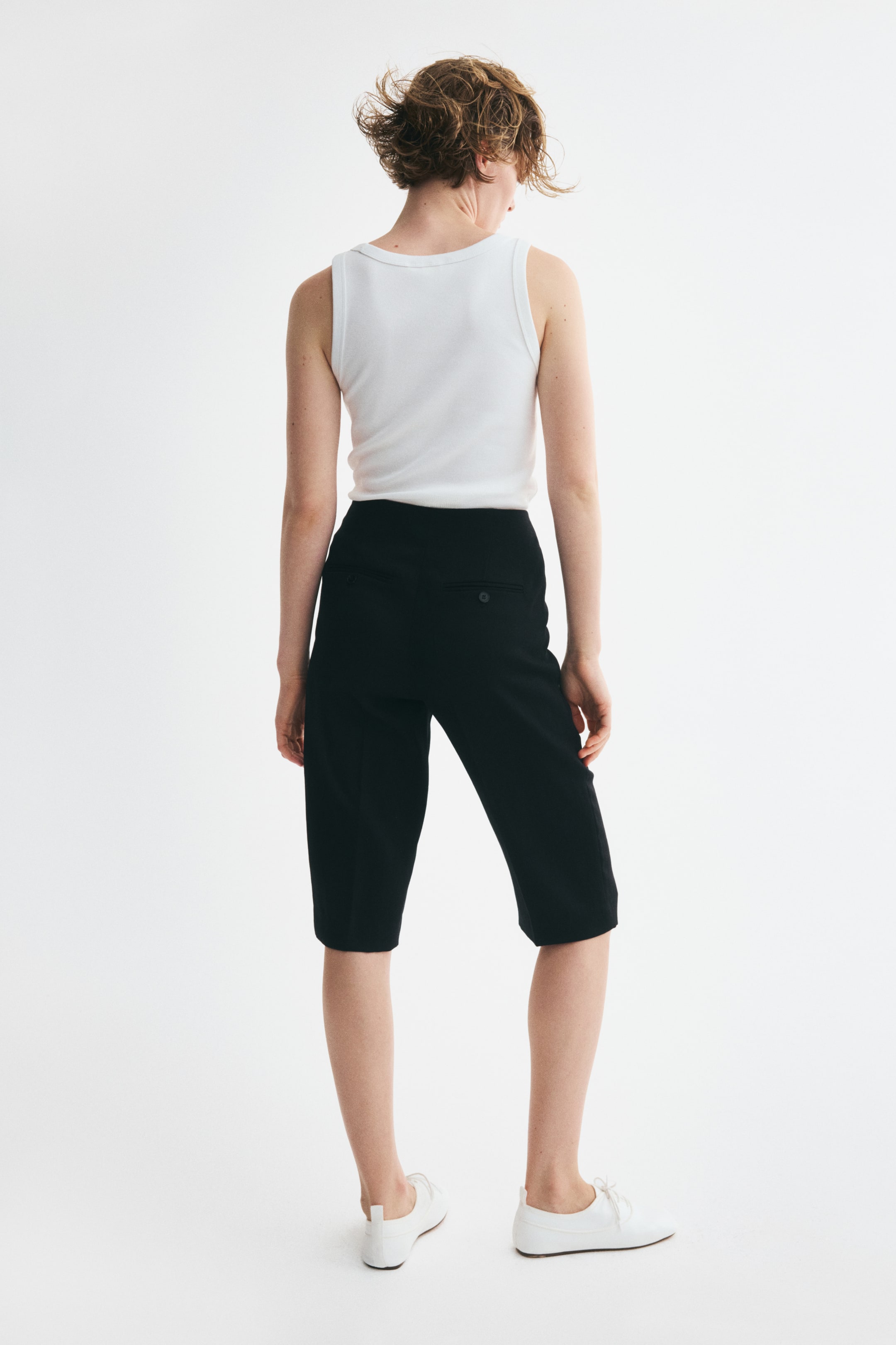 Tailored Capri Pants