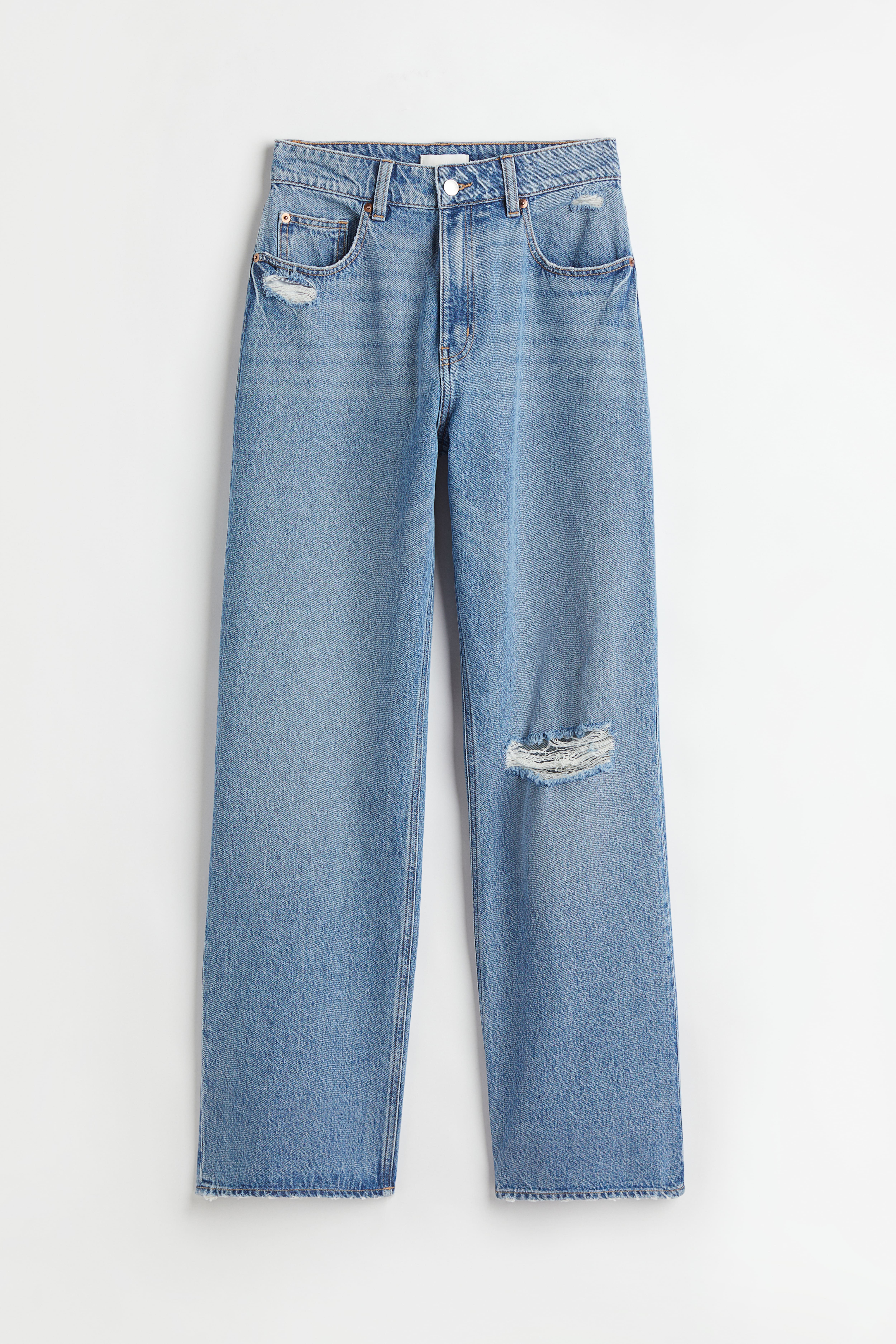 H&m trashed jeans best sale