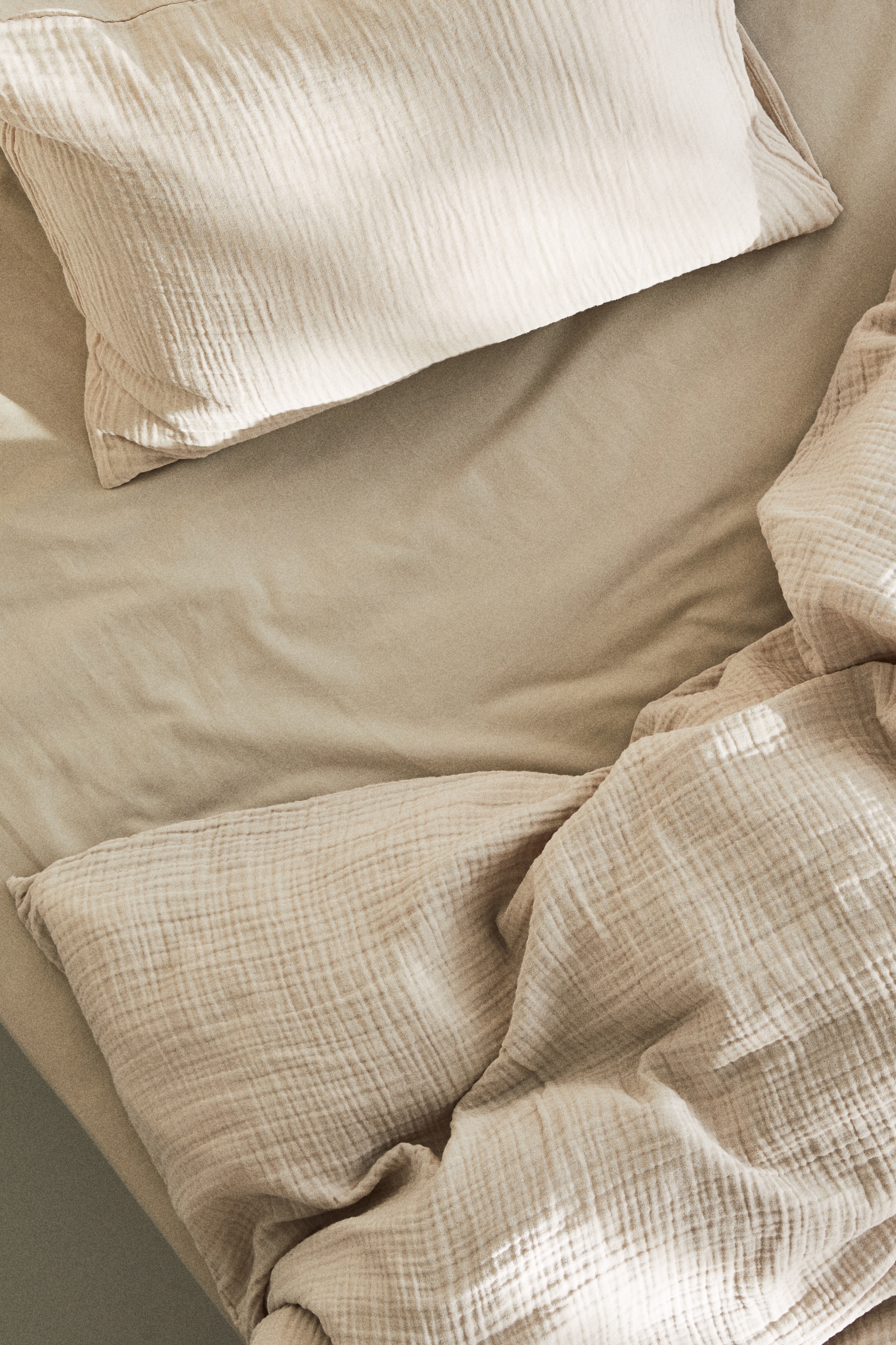 코튼 매트리스 커버 - 라이트 베이지/그레이지/화이트/라이트 토프