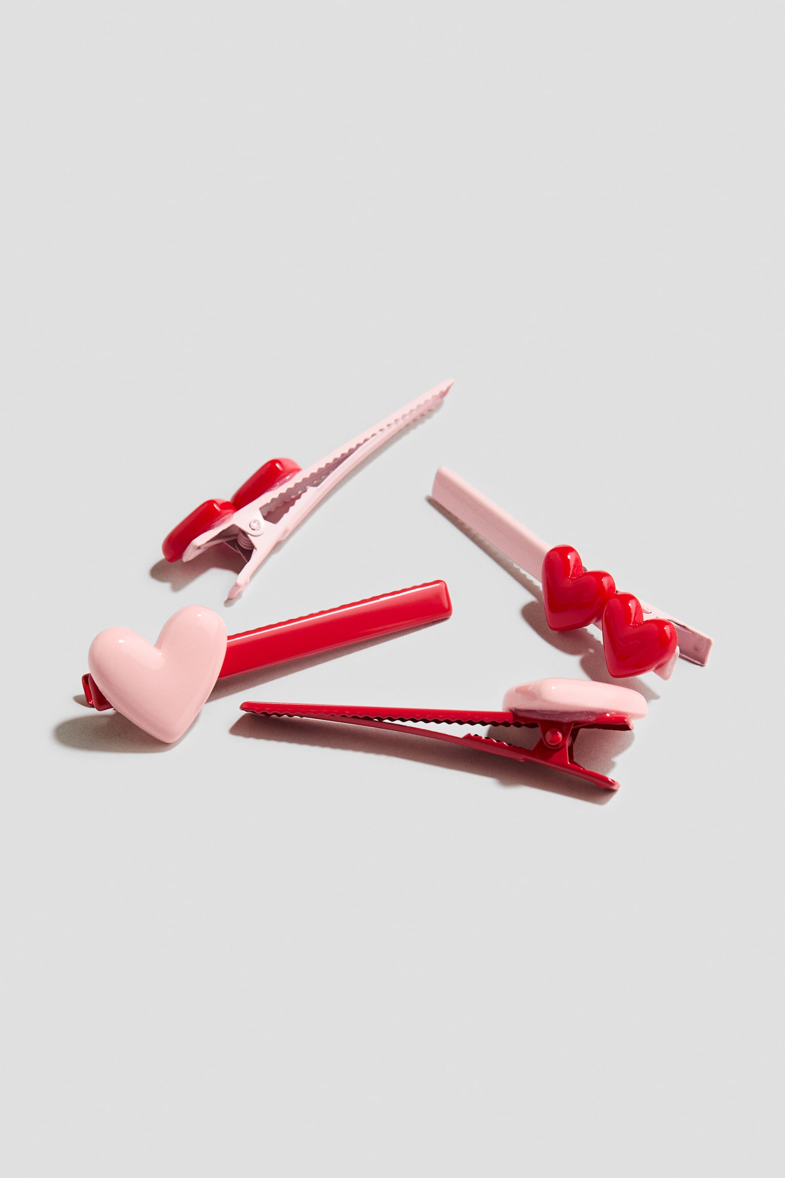 Balenie 4 sponiek do vlasov - Svetloružová/srdiečka - 4