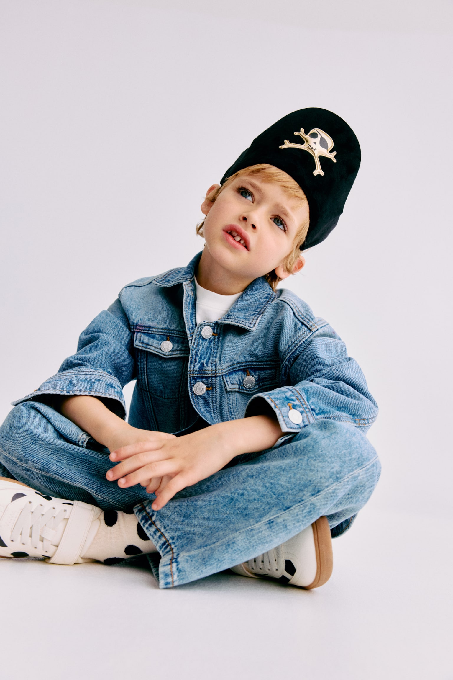 3-piece fancy dress pirate set - Black/Pirate - 4