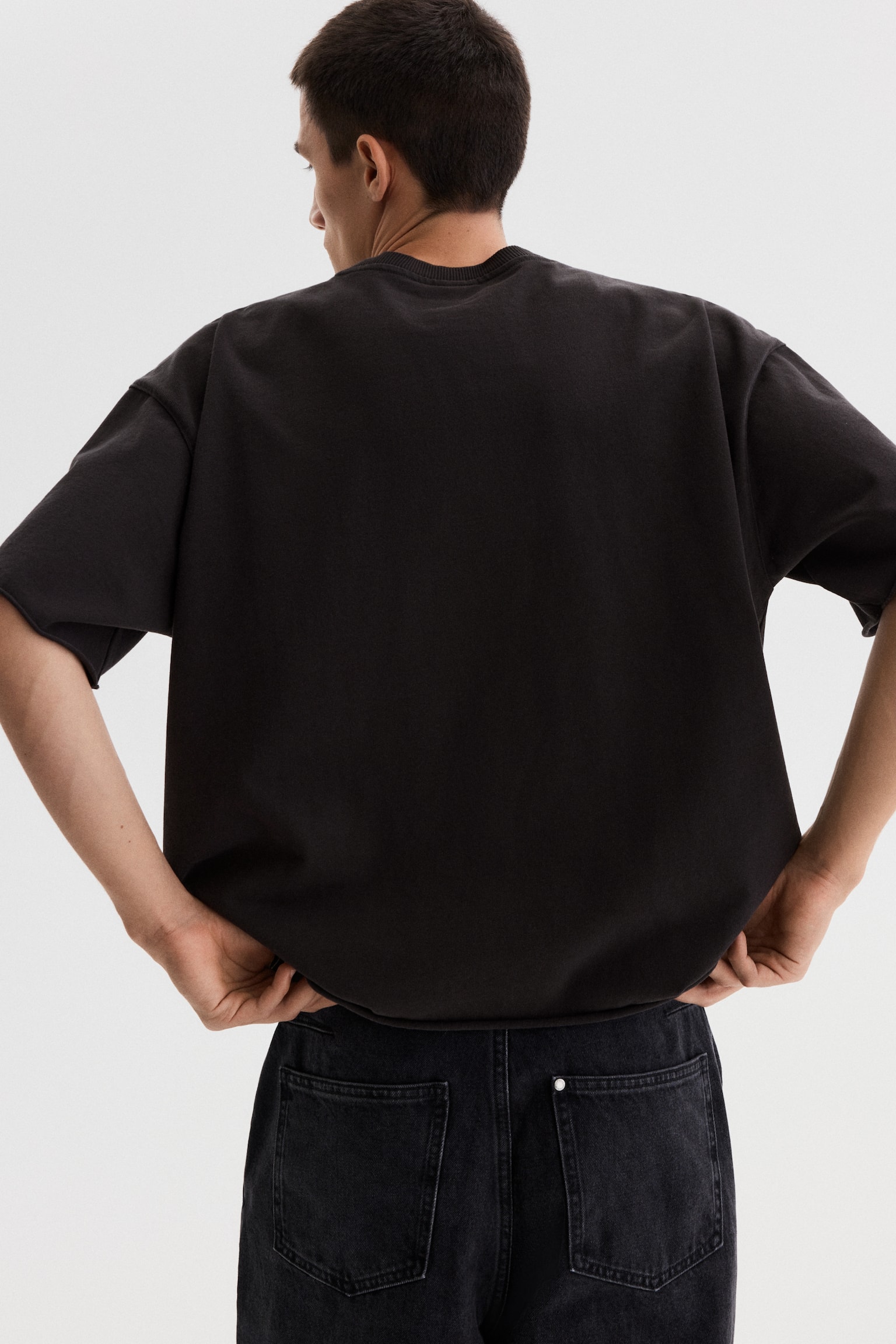 Oversized Fit Boxy-style t-shirt - Dark brown/Reality Bites/Grey/Yellow/California/Black/Golden Sunset/Dark grey/Soho Nyc/Dark blue/Run Wild/Bright red/Sunset - 7