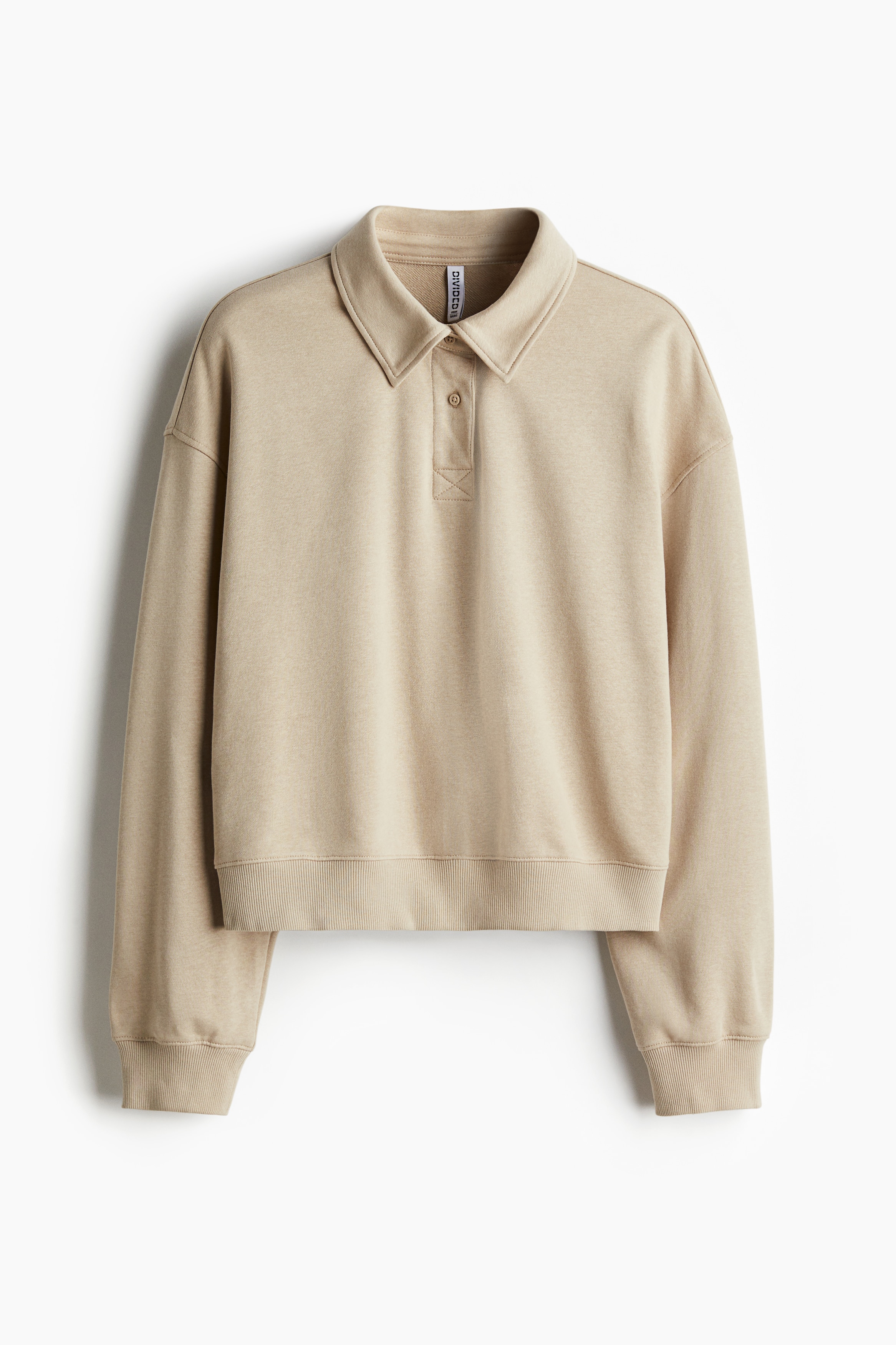 長袖ポロシャツ - ベージュ - レディース | H&M JP