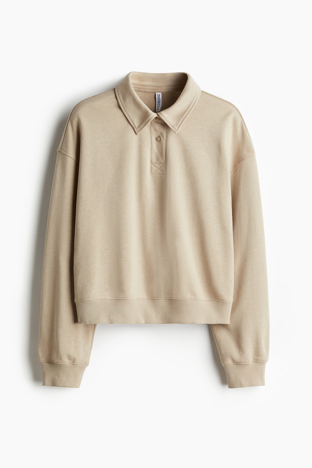 長袖ポロシャツ - ベージュ - レディース | H&M JP