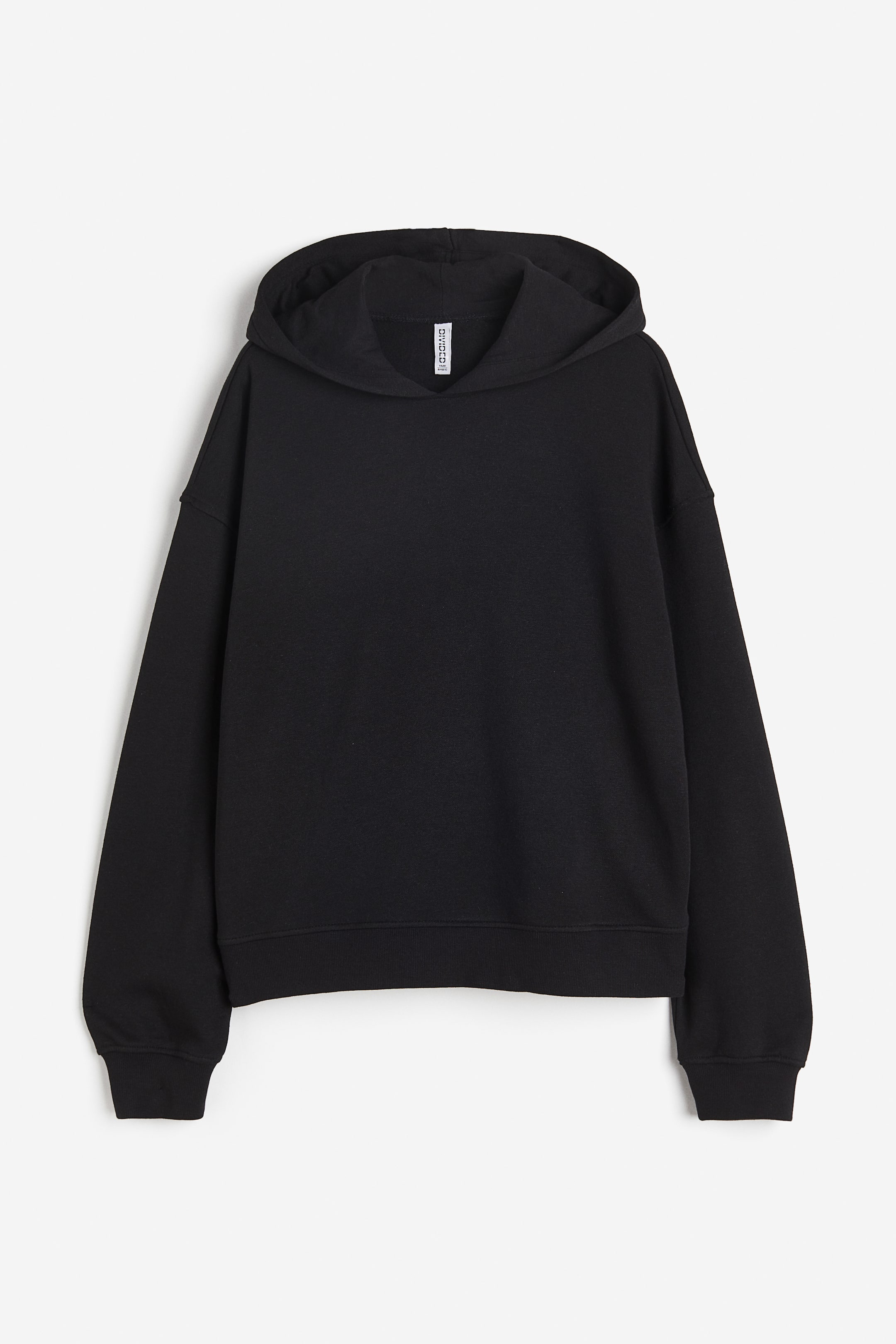 Hoodie - Long sleeve - Regular length - Black - Ladies | H&M GB