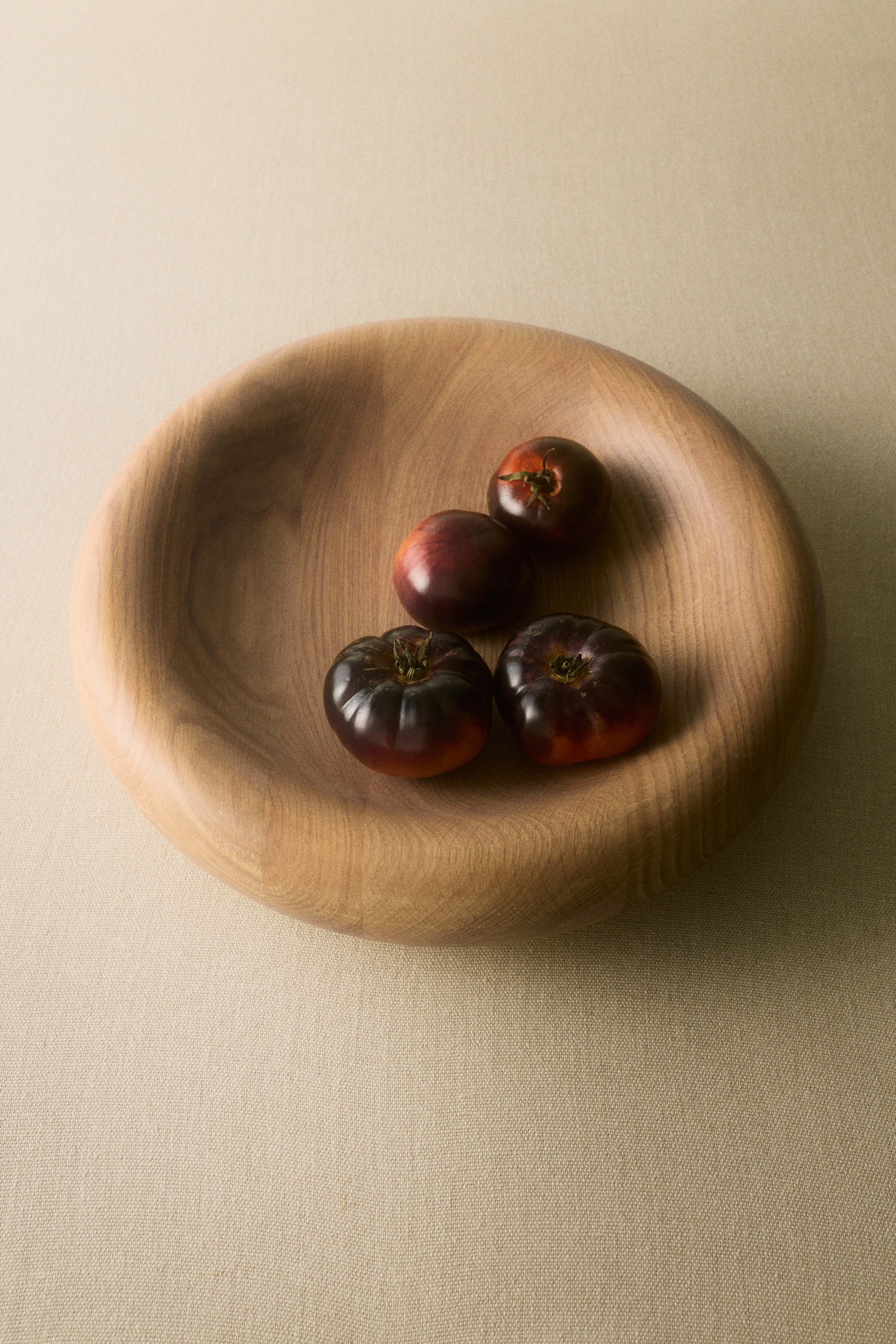 Ciotola grande in legno - Beige