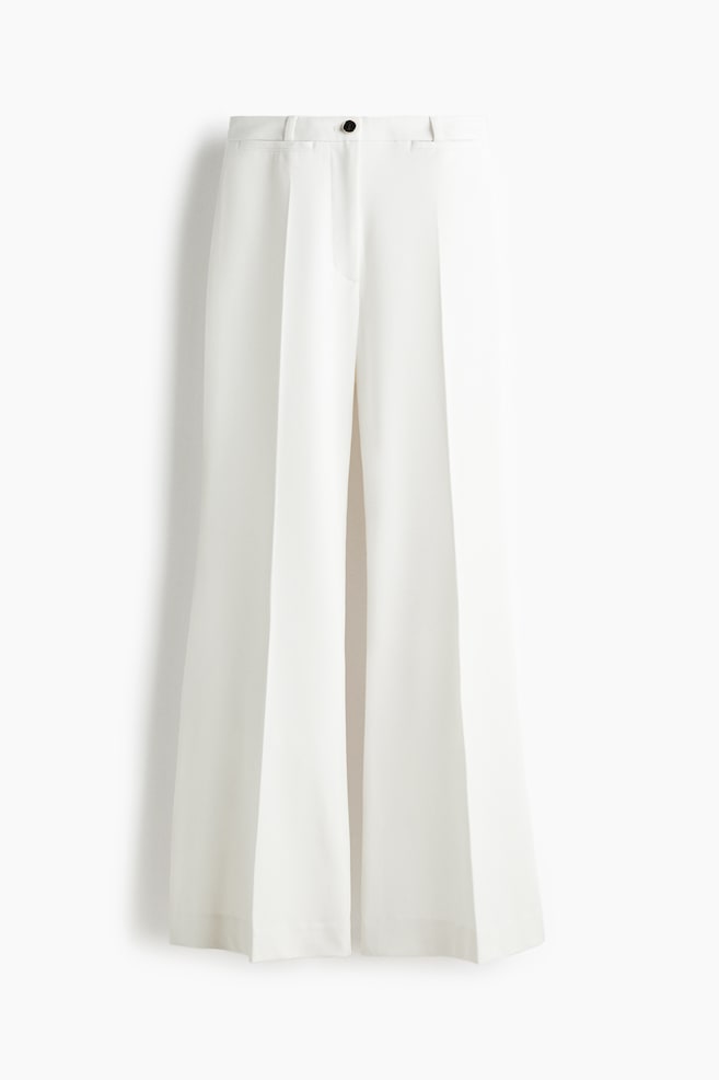 Tailored trousers - White/Rust brown/Grey marl/Black - 1