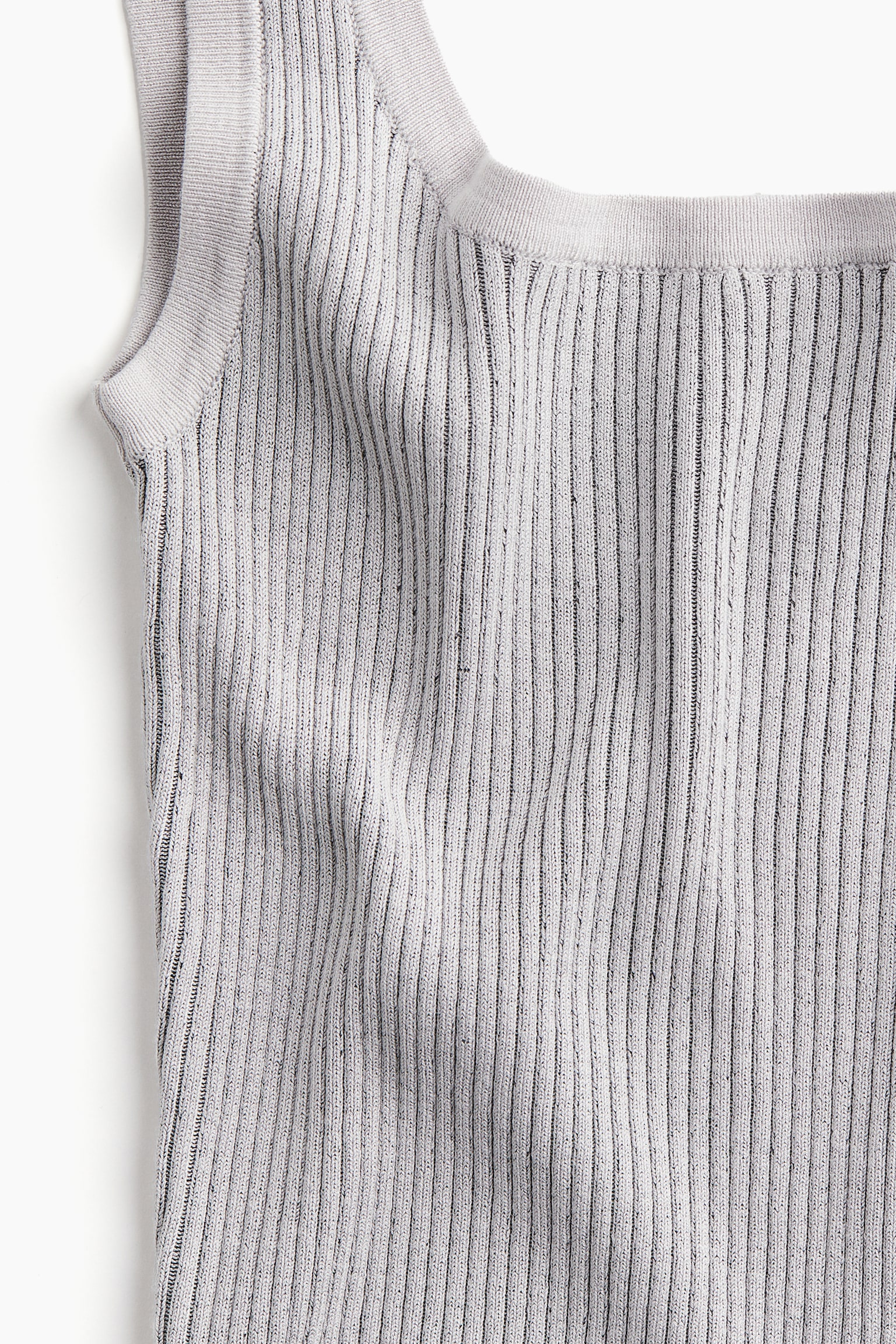 Rib Knit Tank - Light grey/Black/Stripe/Light blue/Black/Light greige/Stripe/Cream - 4