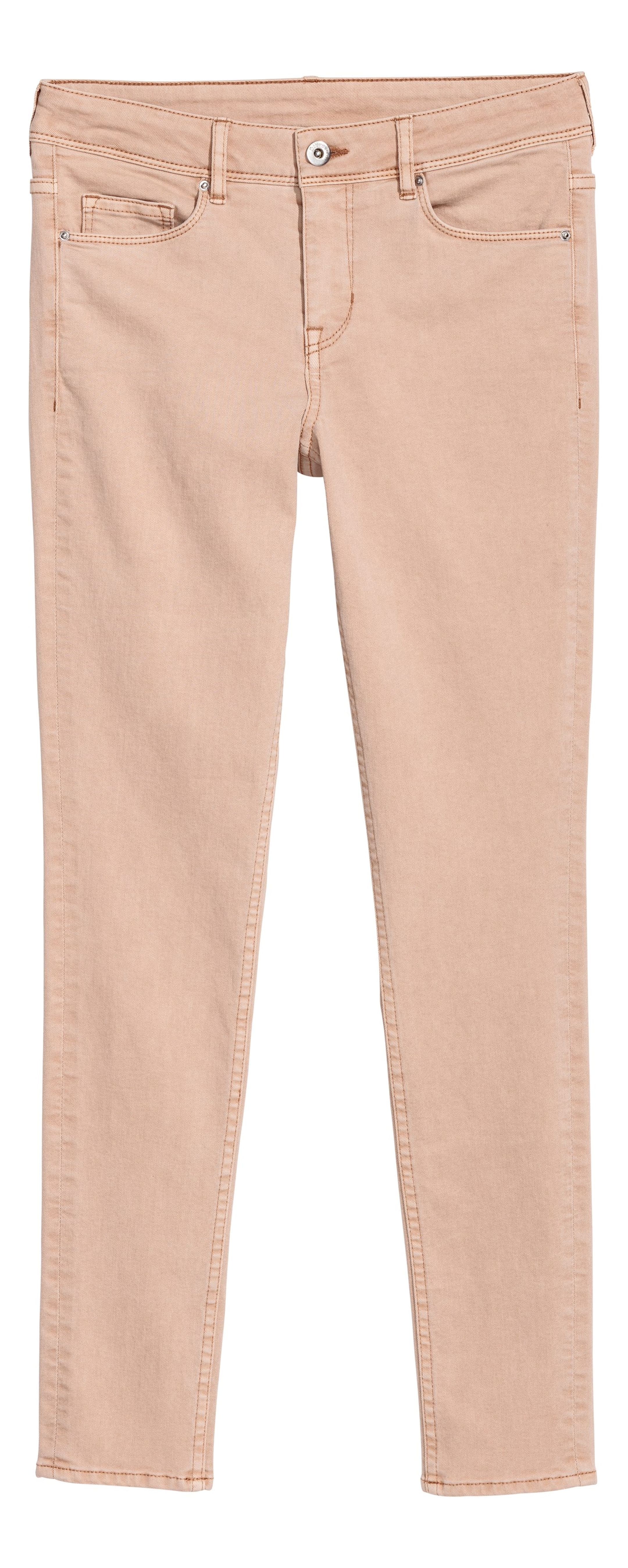 Super Skinny Regular Jeans Beige Ladies H&M IN