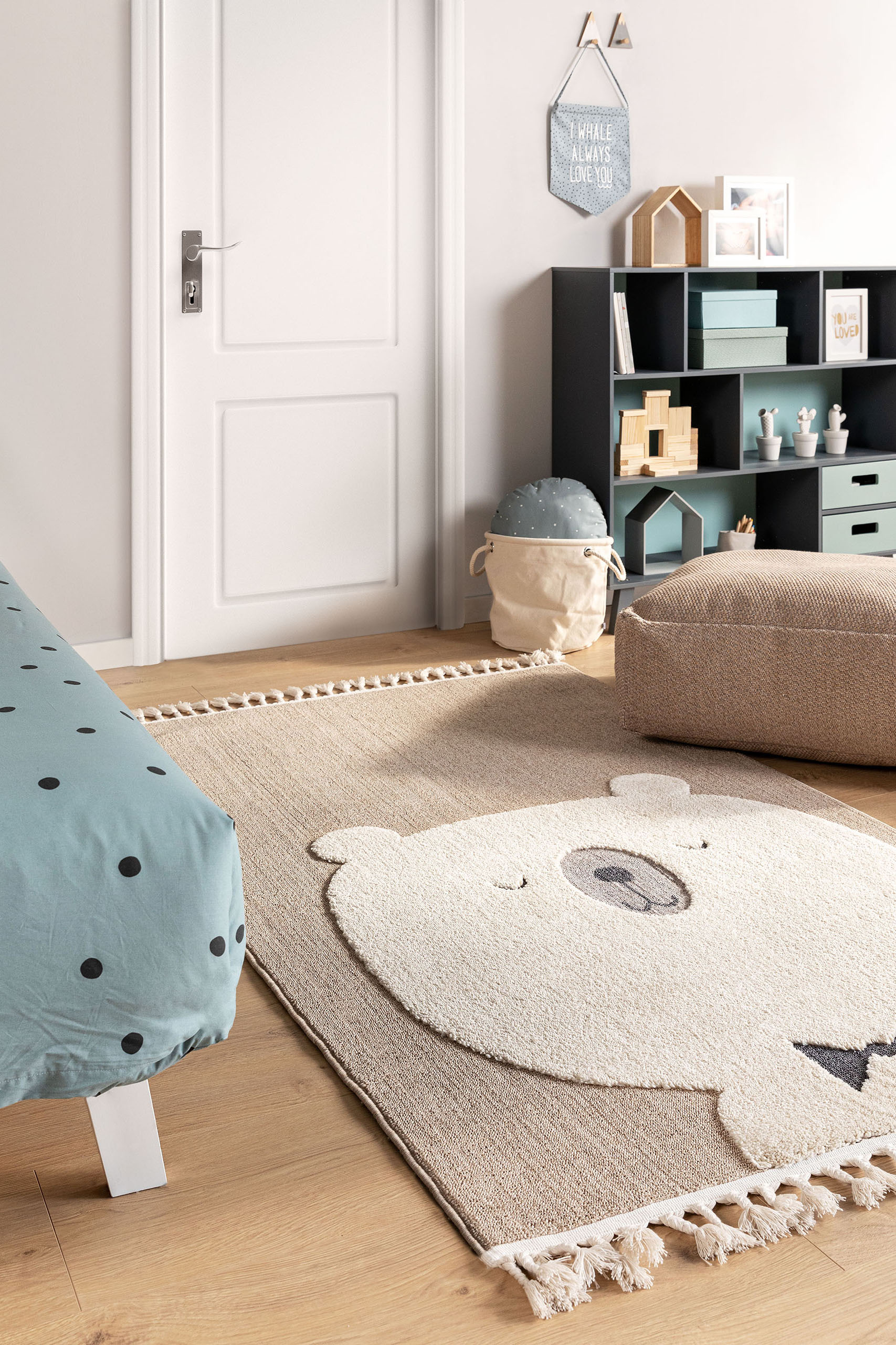 Kinderteppich Momo - Beige/Cream