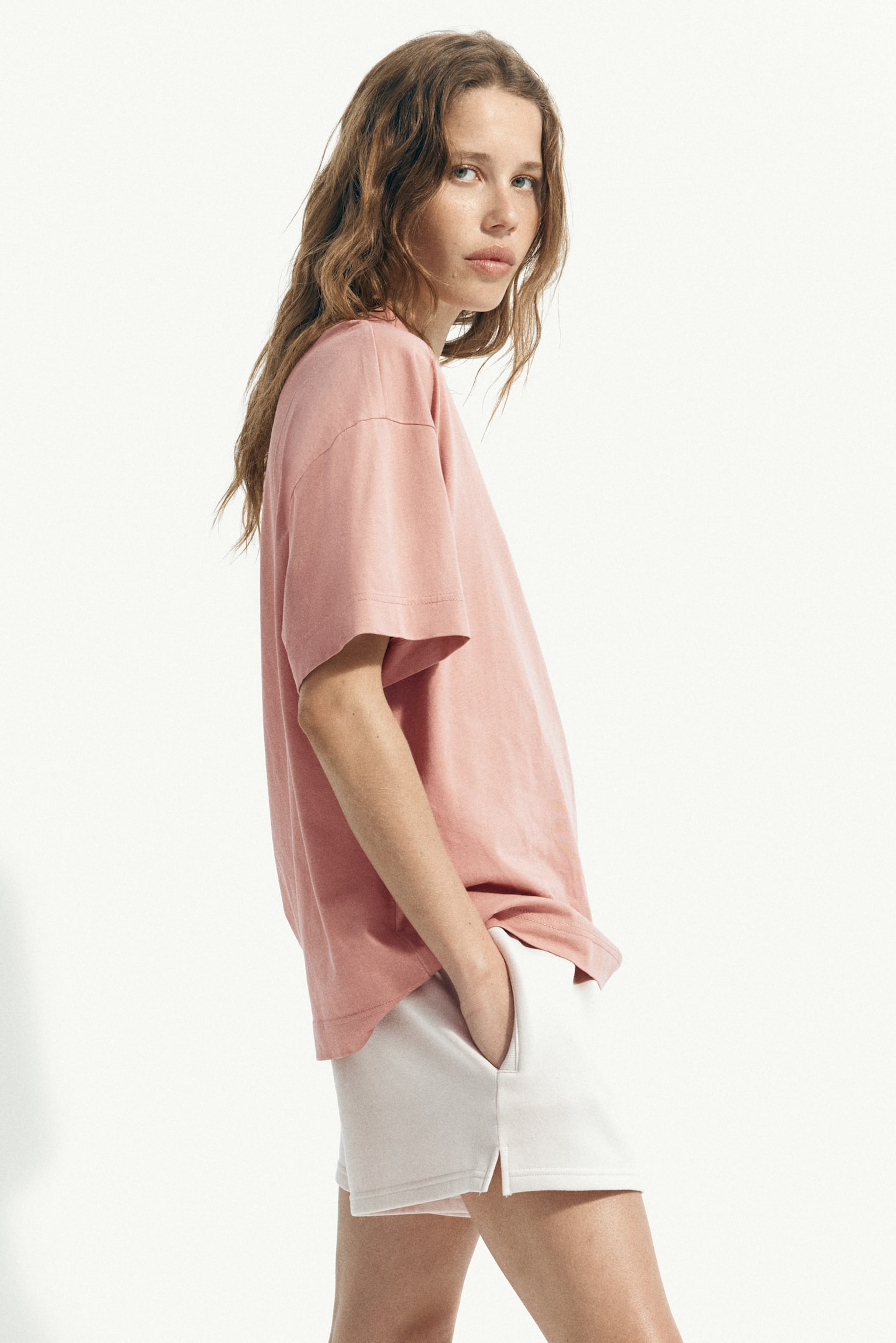Playera oversized-Rosa tenue - 3