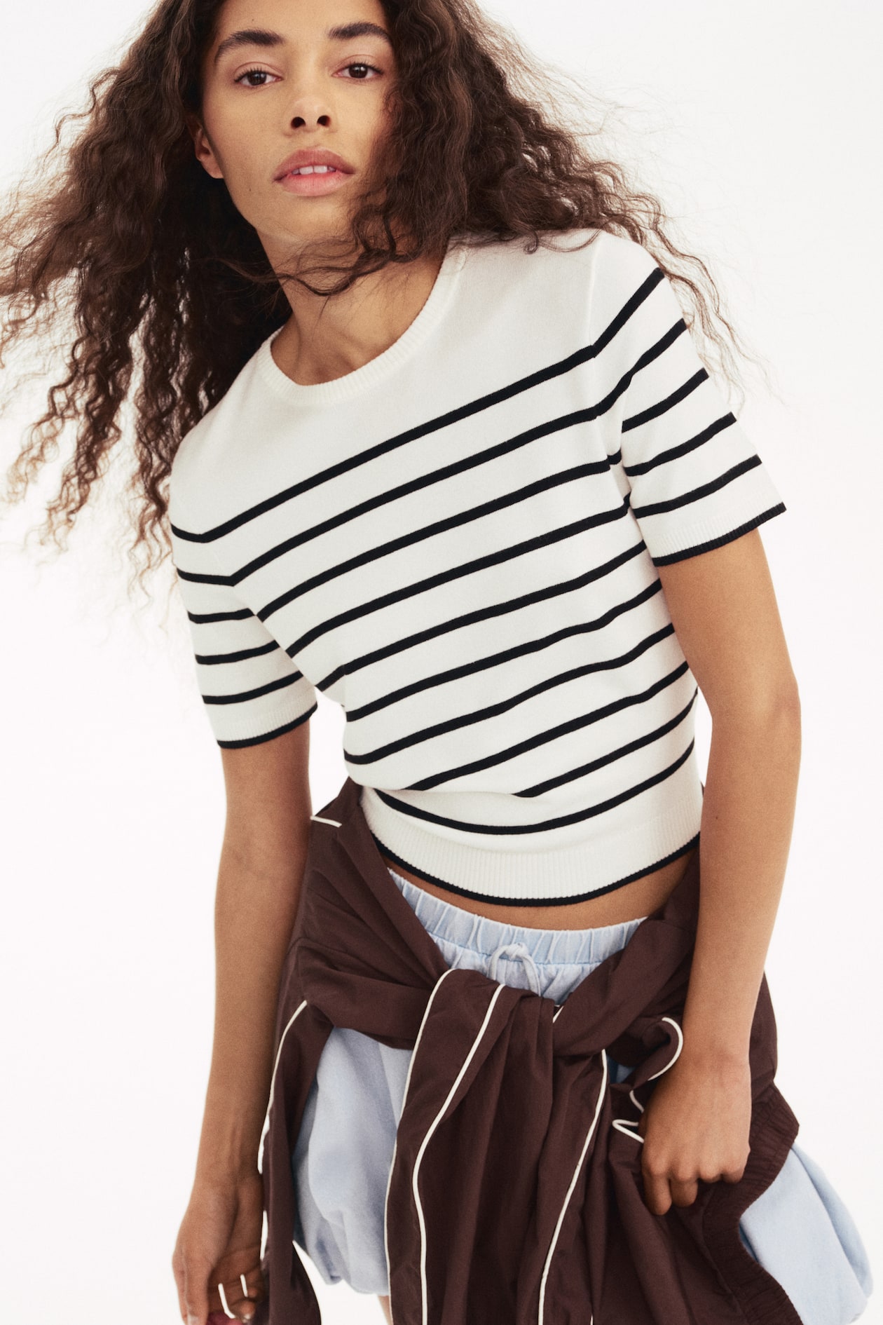 Fine-Knit T-Shirt
