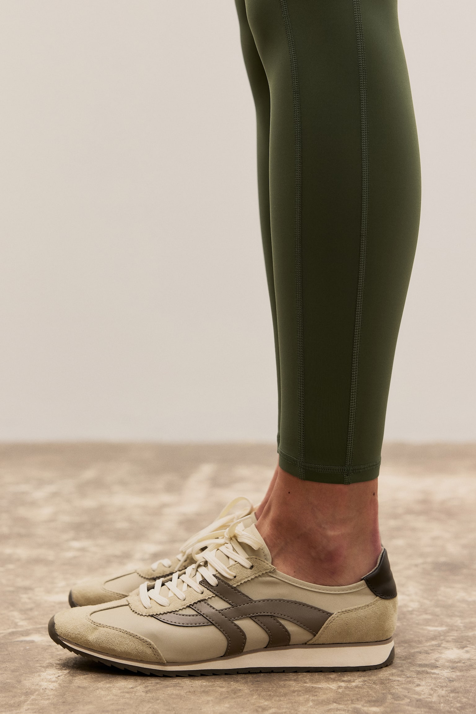 Full-grip riding leggings - Khaki green/Light beige/Navy blue/White/Warm grey/Black/Coffee bean brown - 4