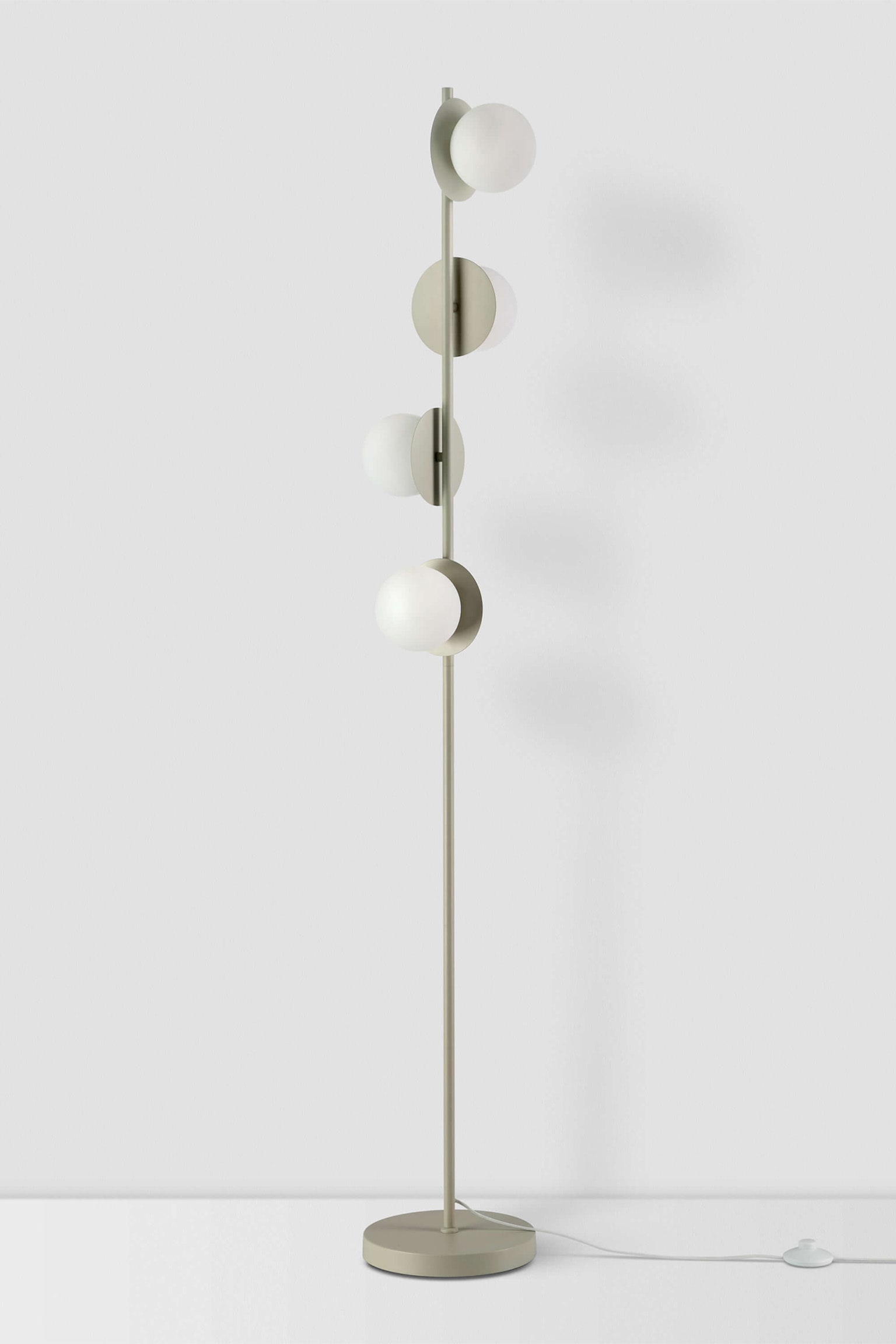 Opal Disk Floor Lamp - Sand - 4