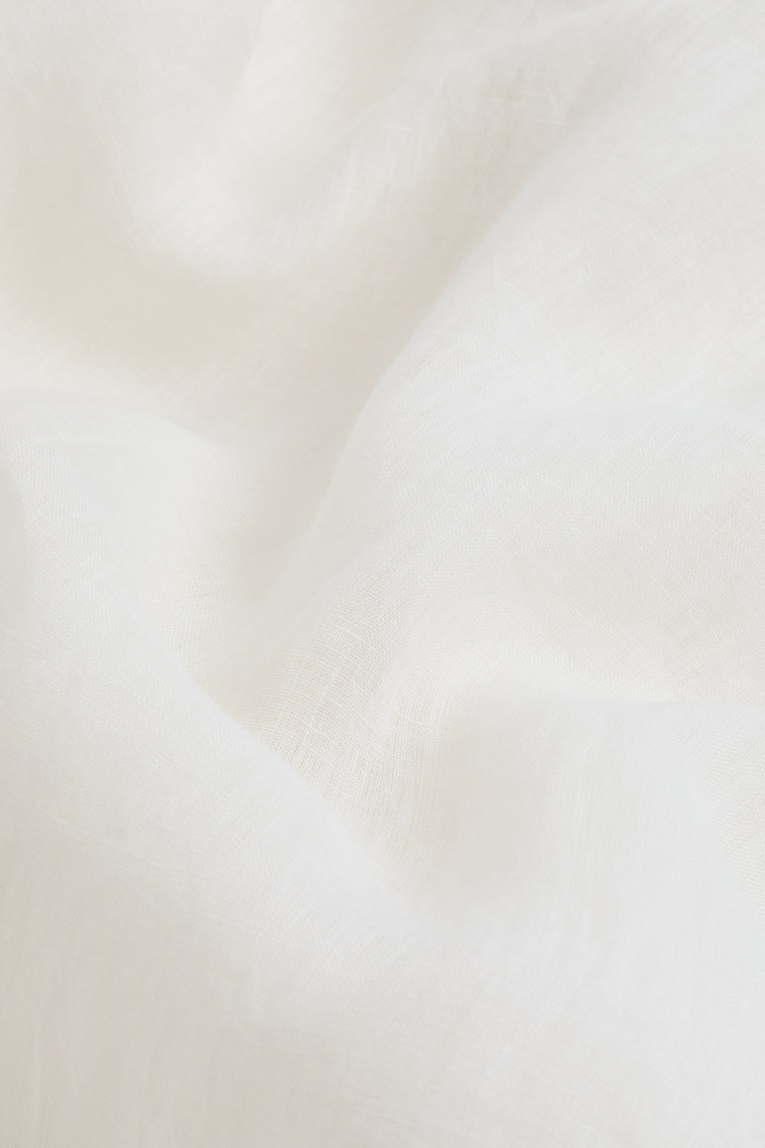 1-pack wide linen curtain length - White/Mole - 2