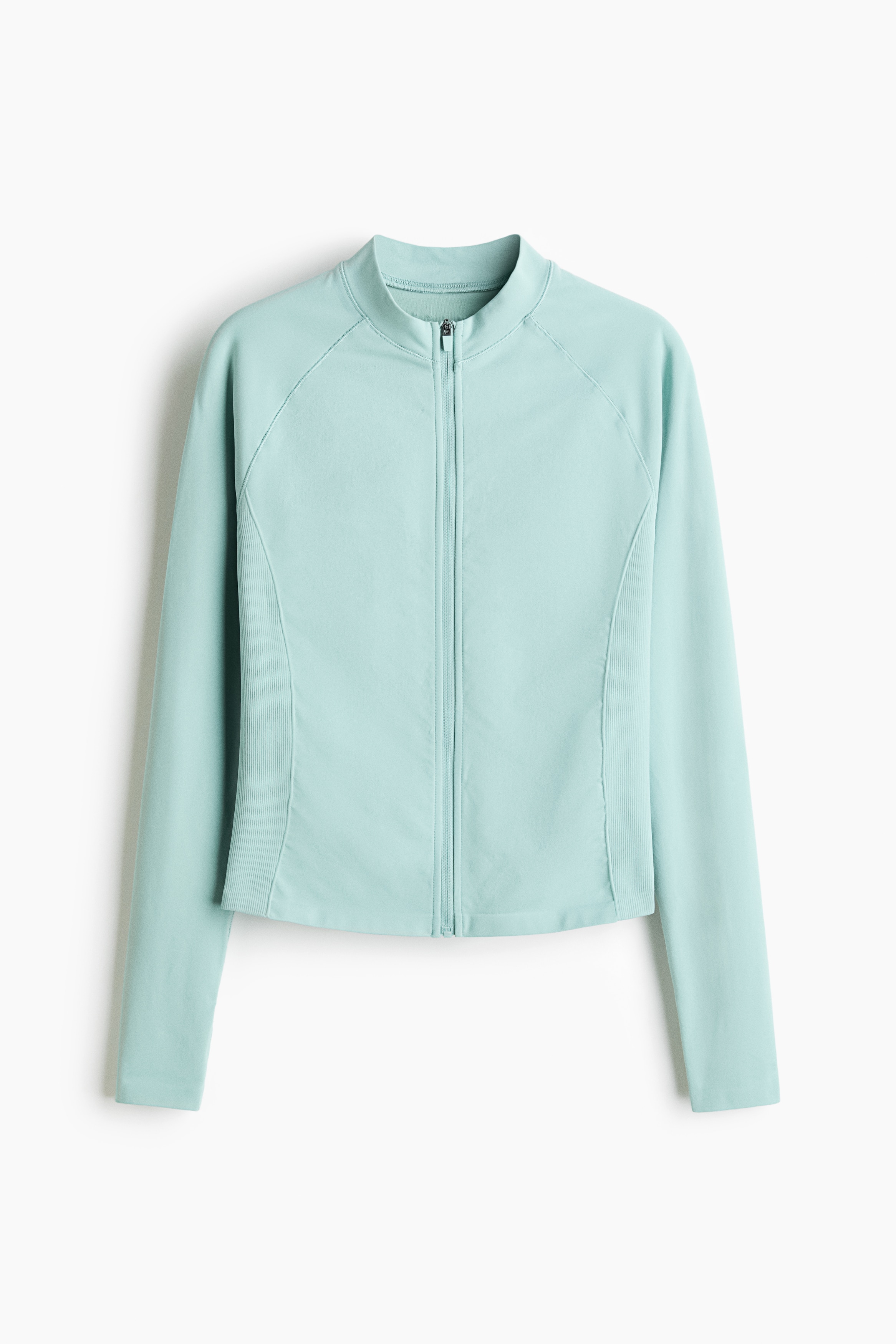 H & M - Seamless Sportjacke mit DryMove - Türkis - Sportswear