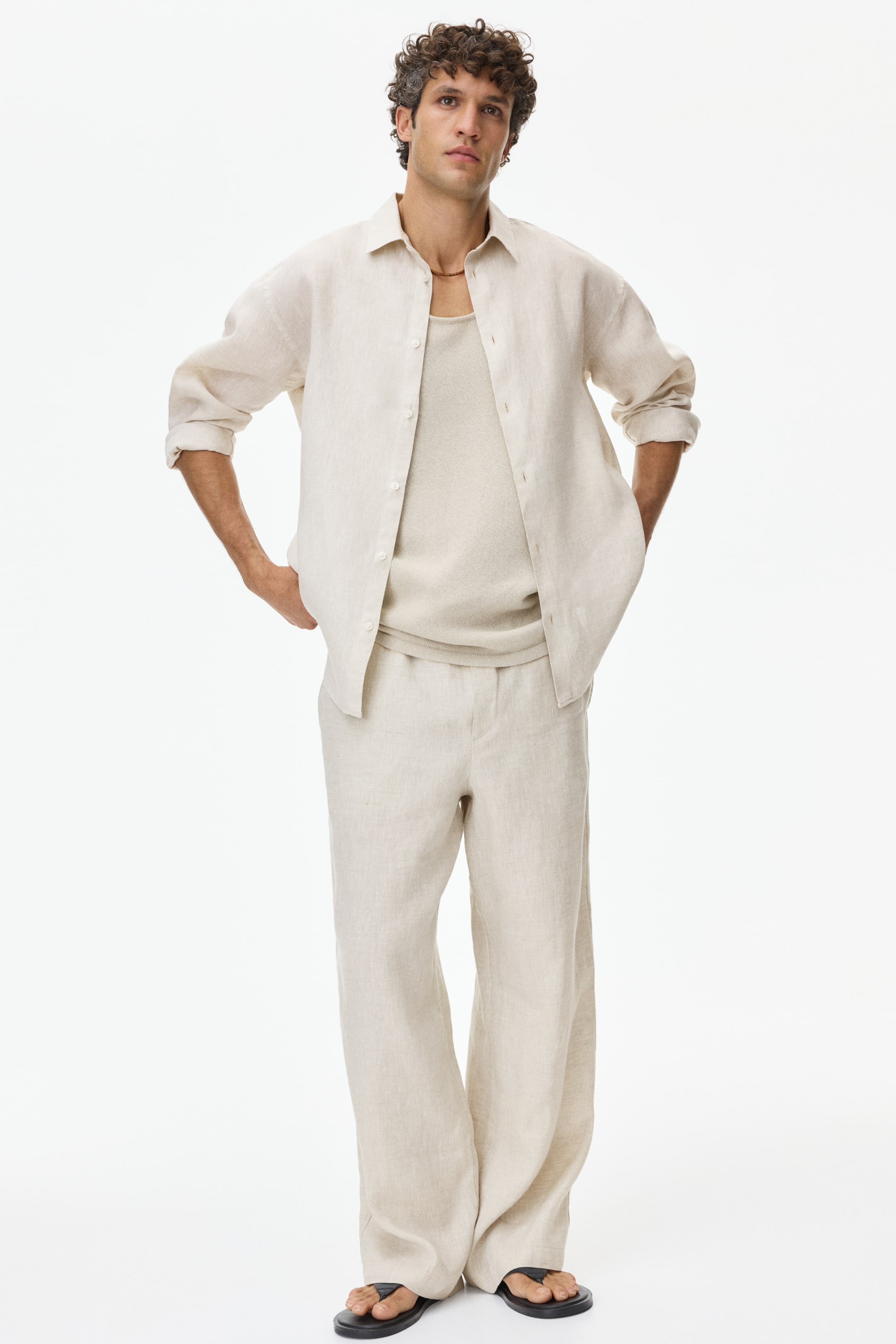 Relaxed-Fit Linen Shirt