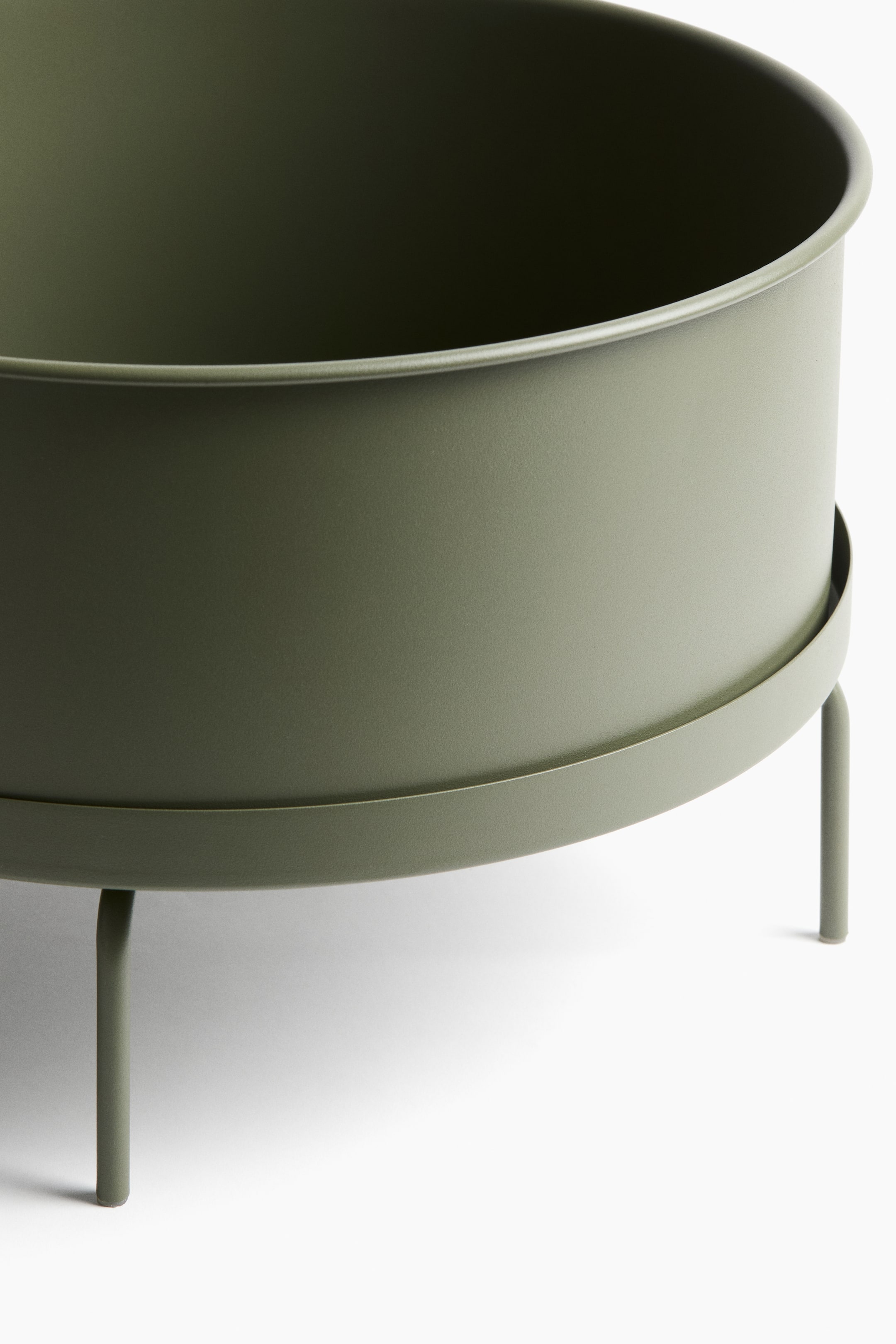 Wide Plant Pot with Stand