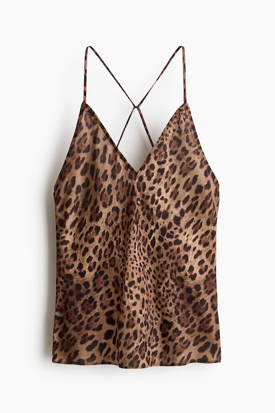 Женские топы H&M Low-Back Strappy Top