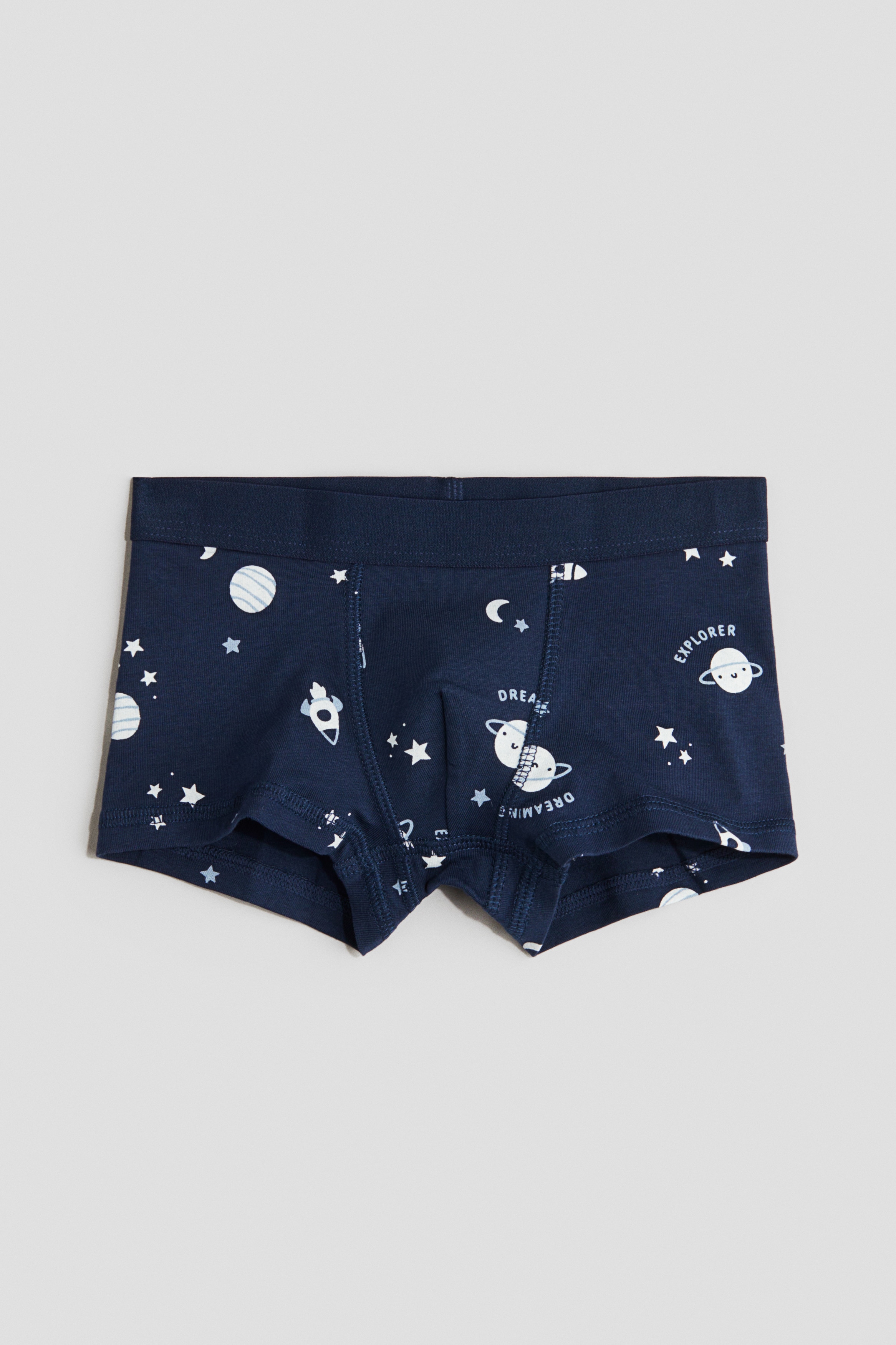 5-pack Cotton Boxer Briefs - Navy blue/space - Kids | H&M US