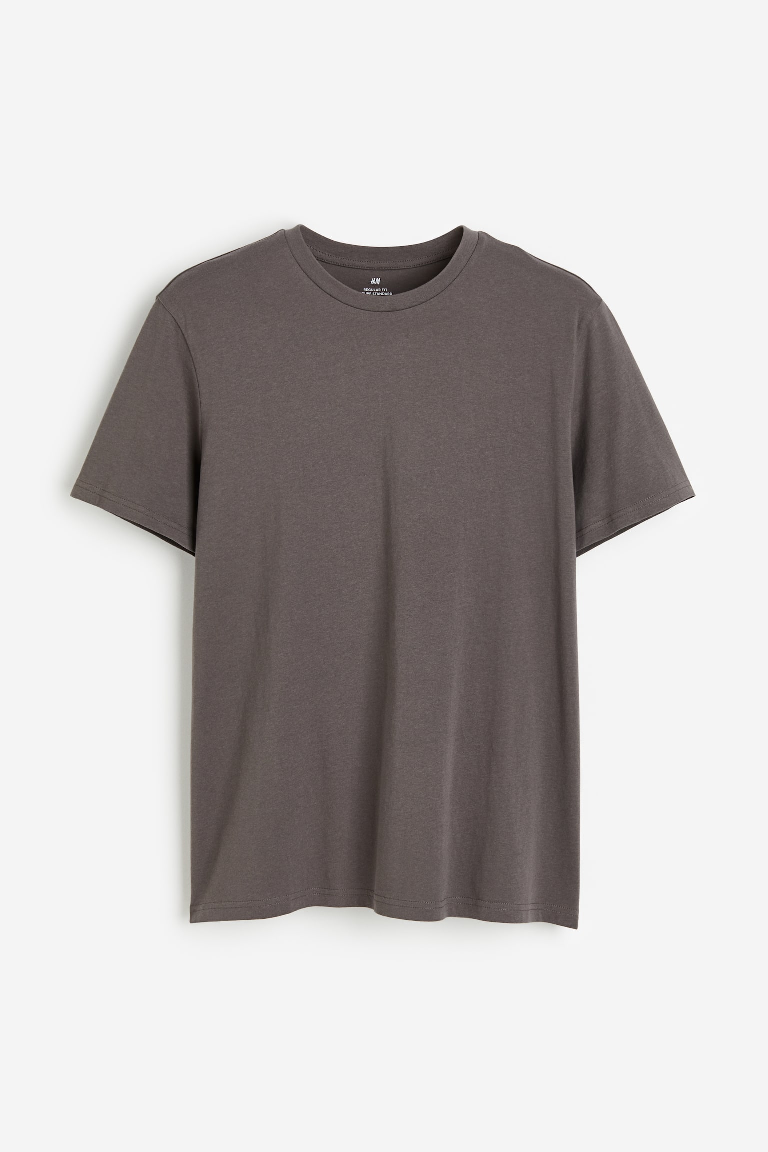 Regular Fit T-shirt - Dark grey/White/Black/Dark blue/Grey marl/Burgundy/Dark brown/Light green/Forest green/Light beige/Khaki green/Pink/Light grey/Dark grey/Khaki green - 2