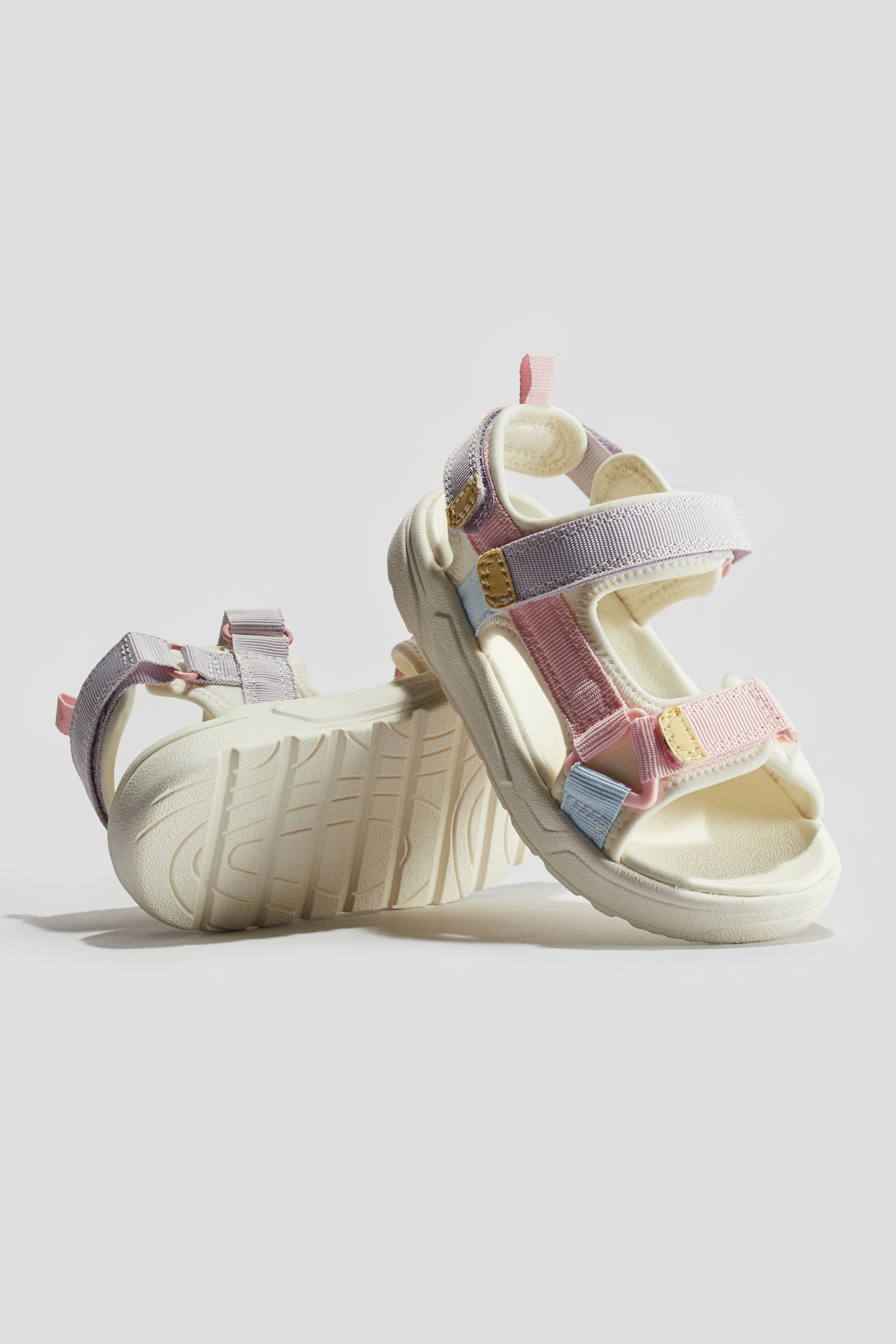 Sandals - Pink/Purple/Yellow/Light dusty pink/Beige - 4