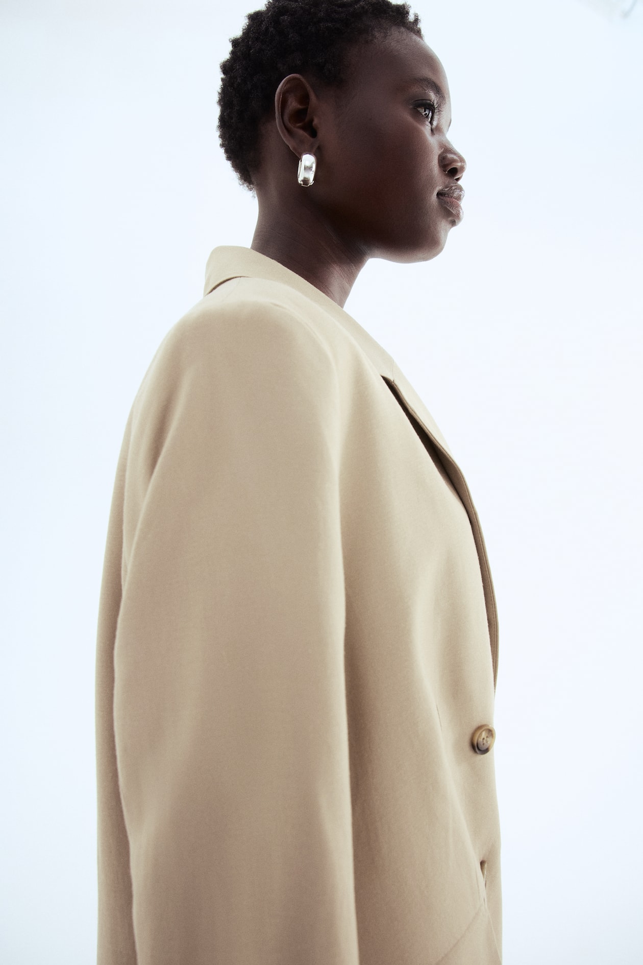 Linen-Blend Blazer - image 5