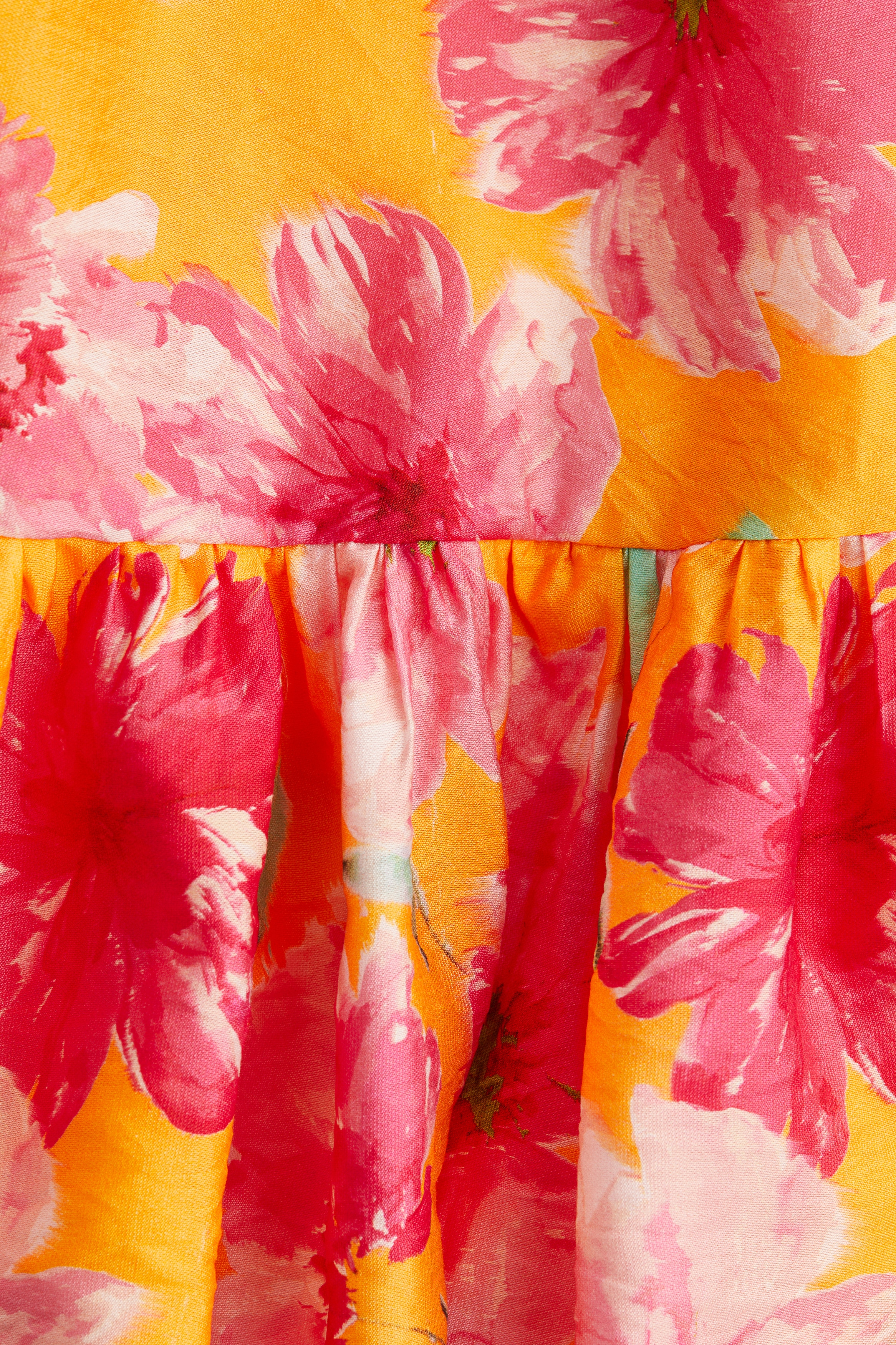 Frill-detail sleeveless dress