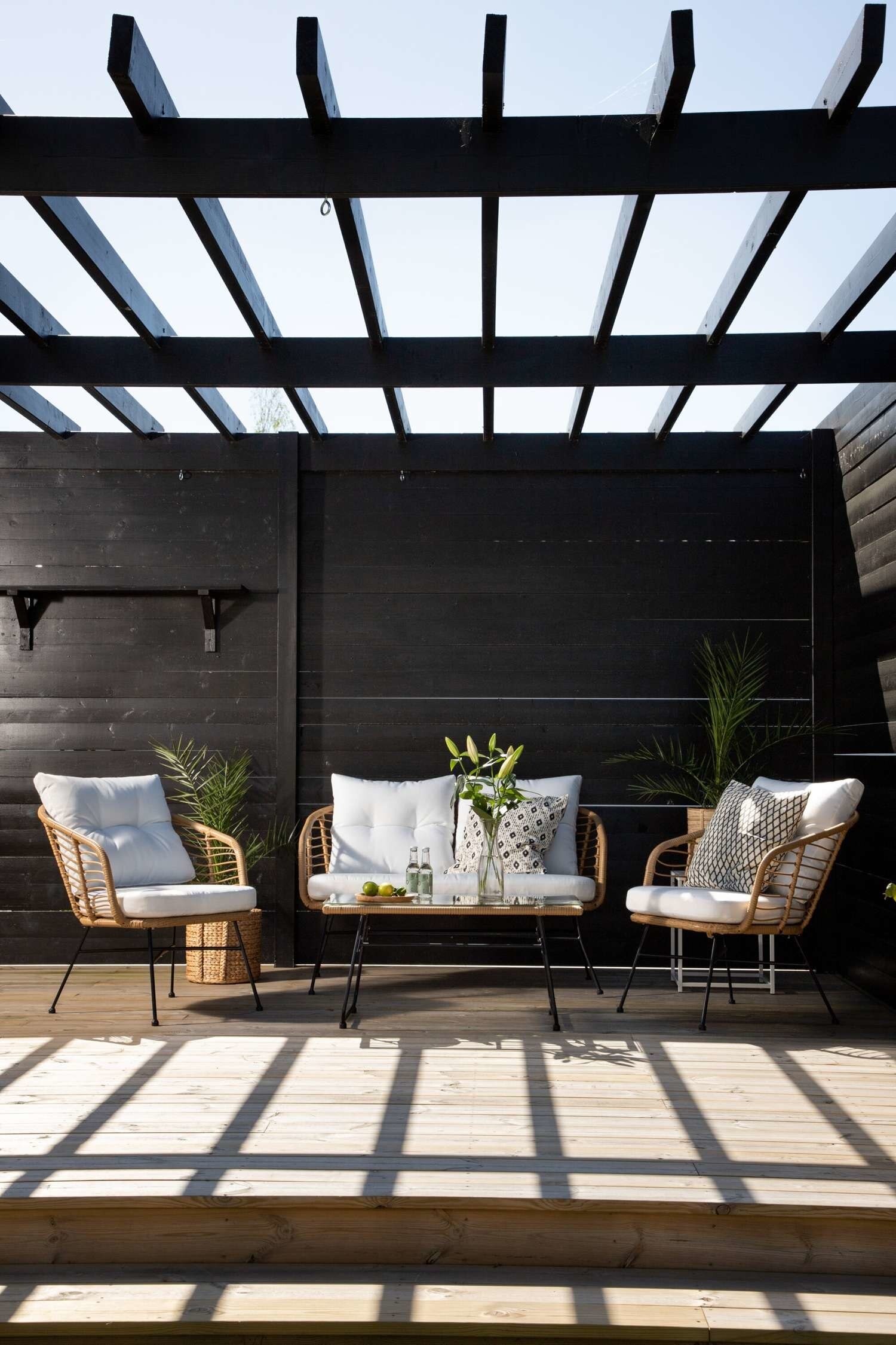 Viga Sofagruppe - Rattan, Natur