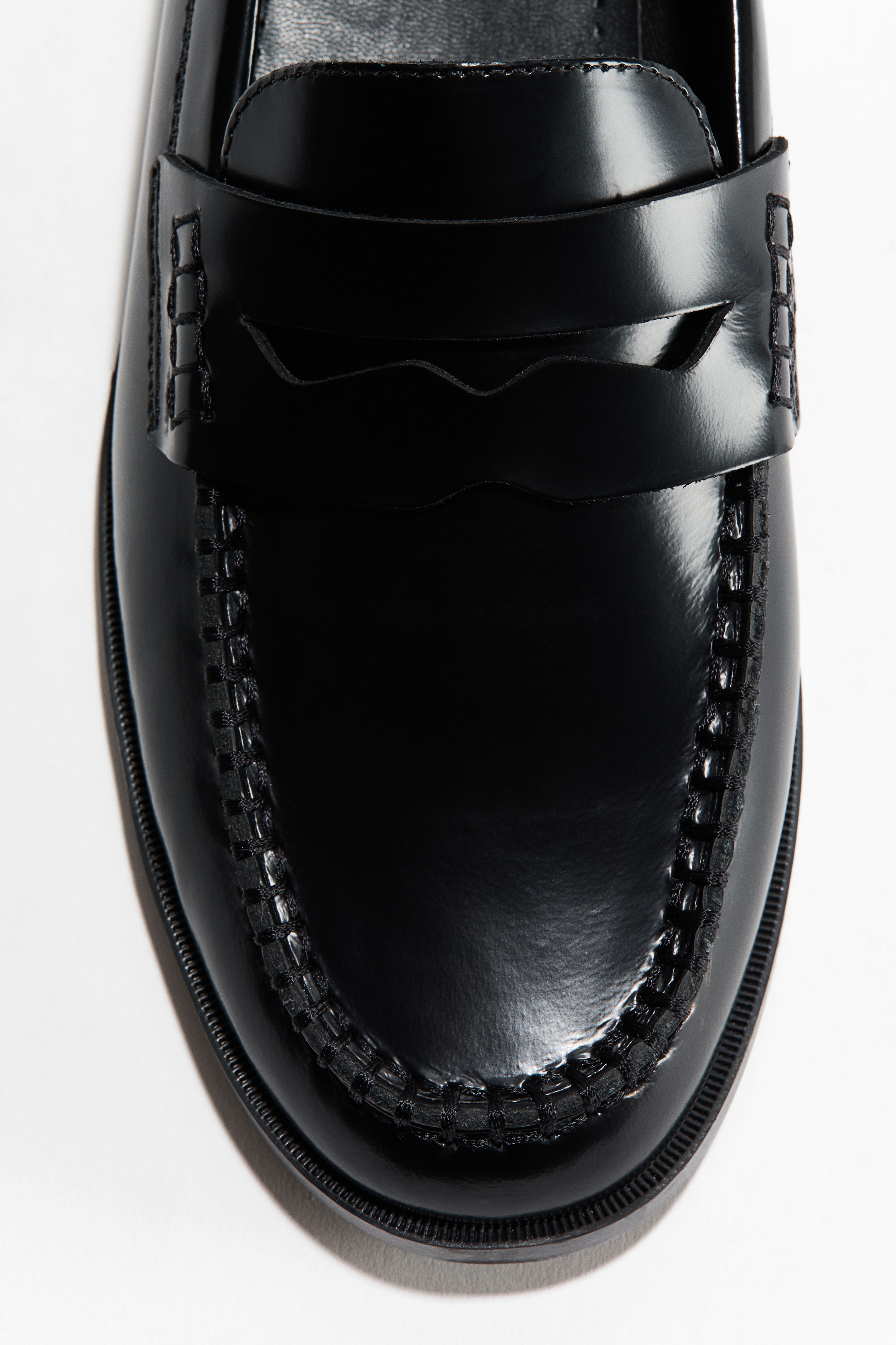 Mocassins en cuir