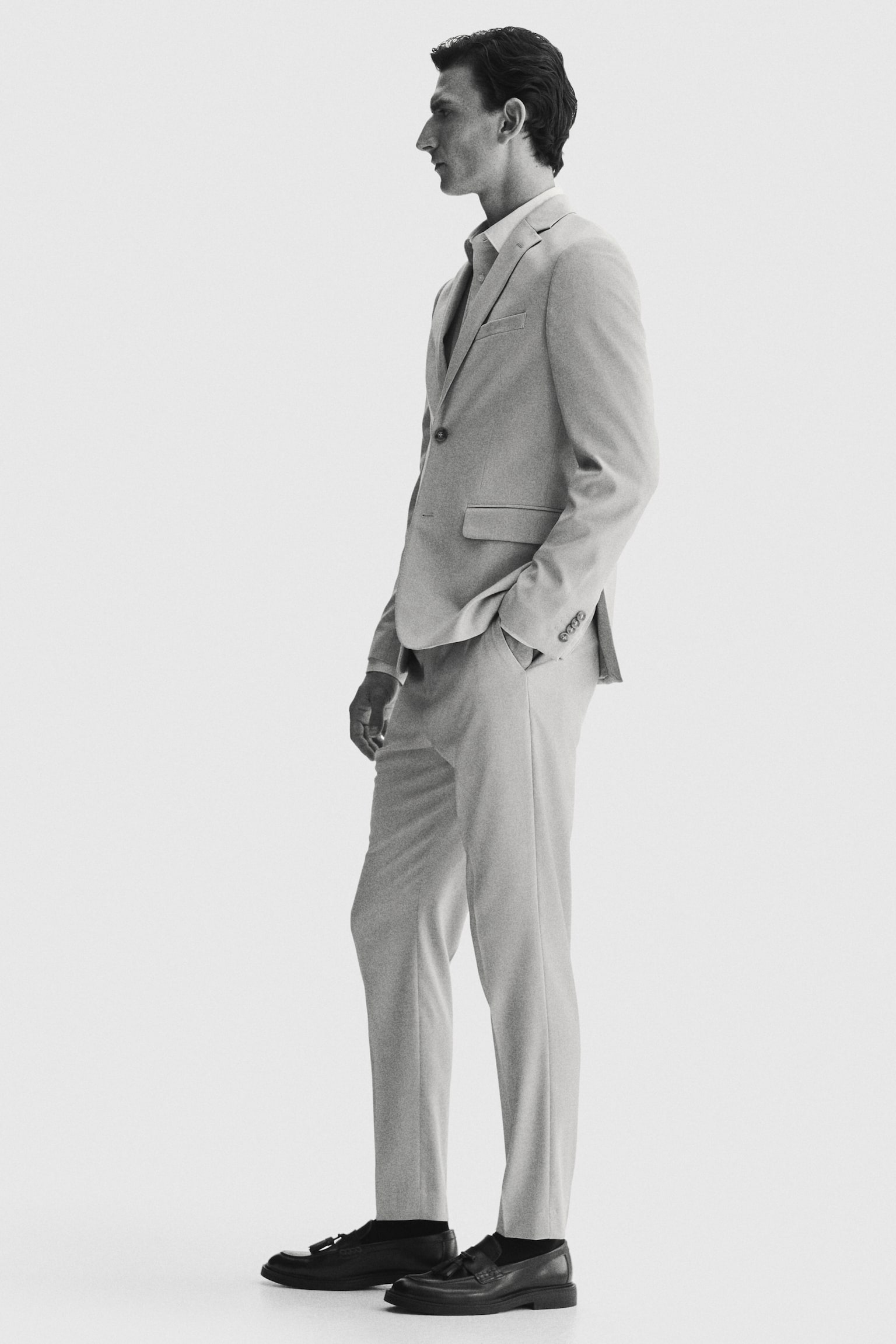 Slim Fit Jacket - Beige/Navy blue/Navy blue/Black/Dark beige/Dark grey/Dark brown - 7