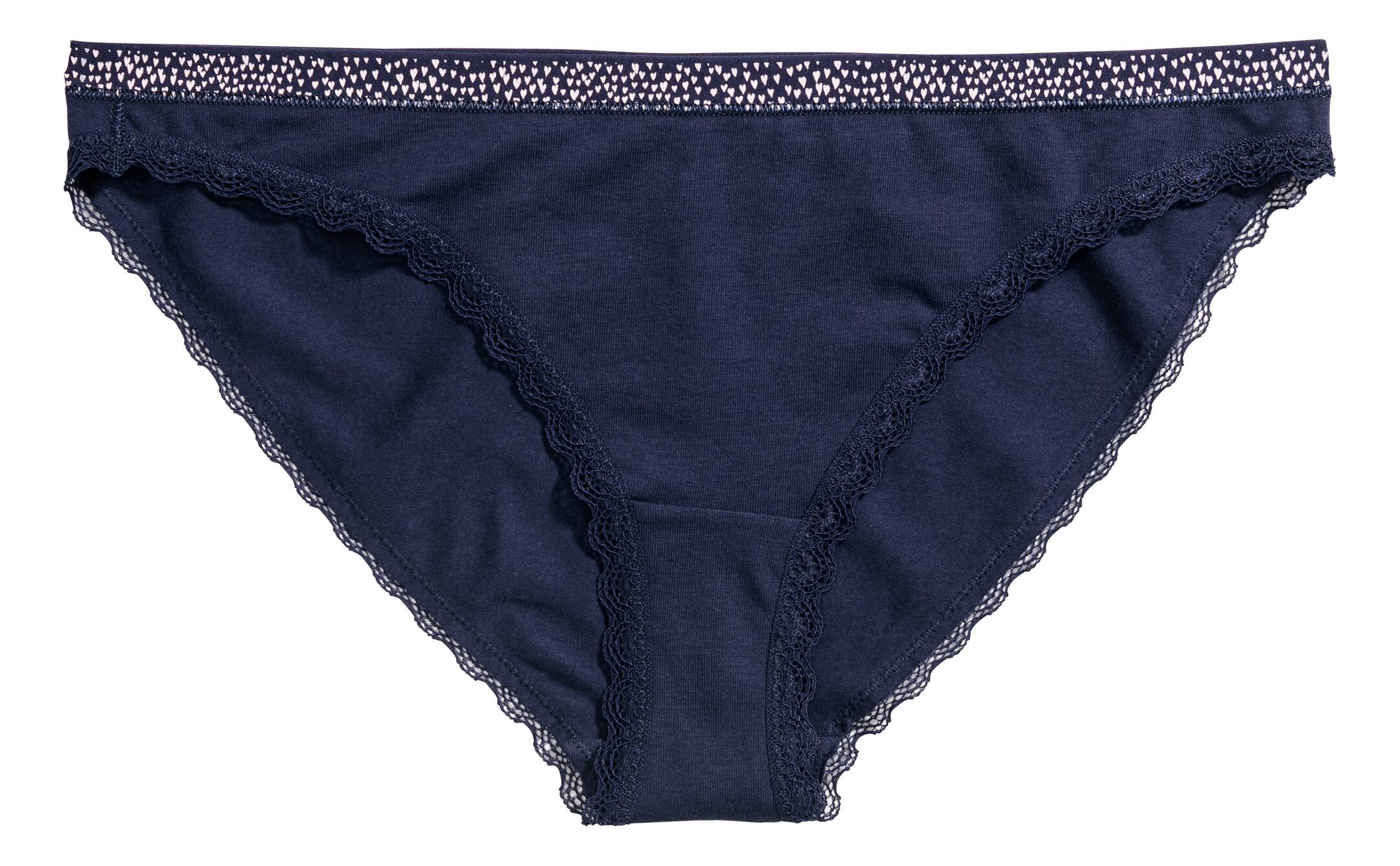 Näytä suurempi kuva: 3 kpl bikinialushousuja - Tummansininen/Puuteriroosa - NAISET | H&M FI 4