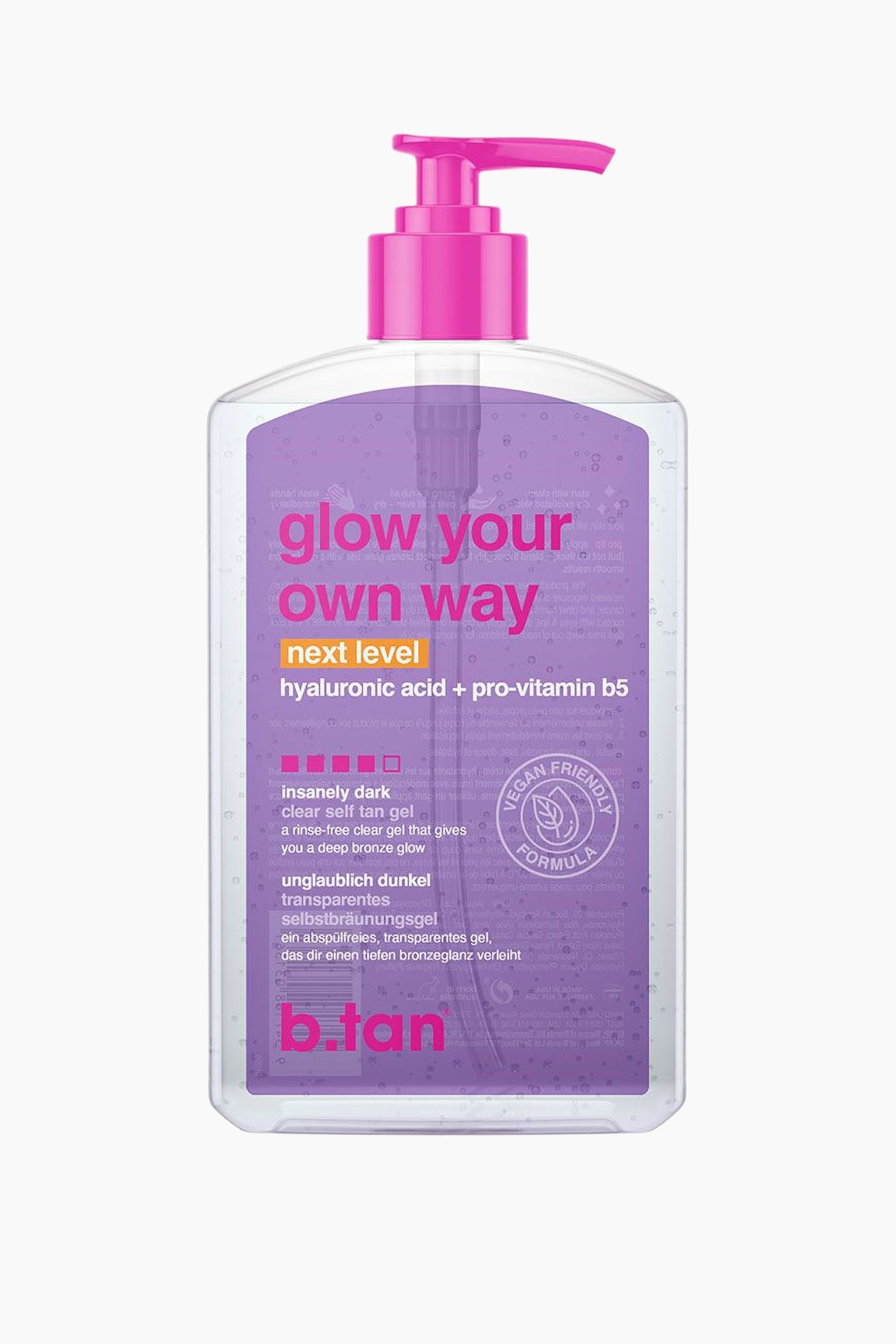Glow Your Own Way Clear Self Tan Gel Next Level - Insanely Dark - 1