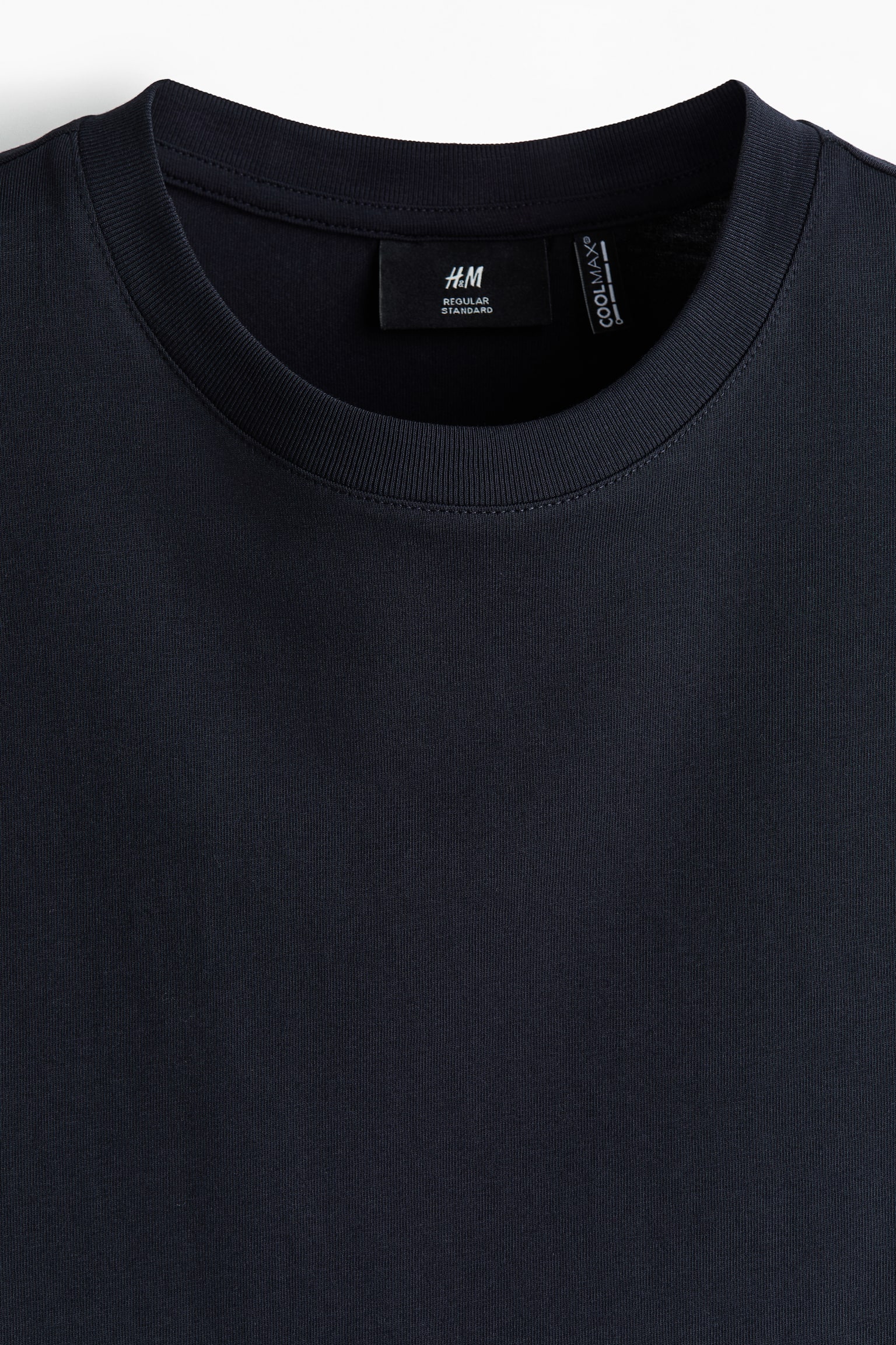 COOLMAX® Regular Fit T-shirt - Navy blue/White/Light blue/Navy blue - 2